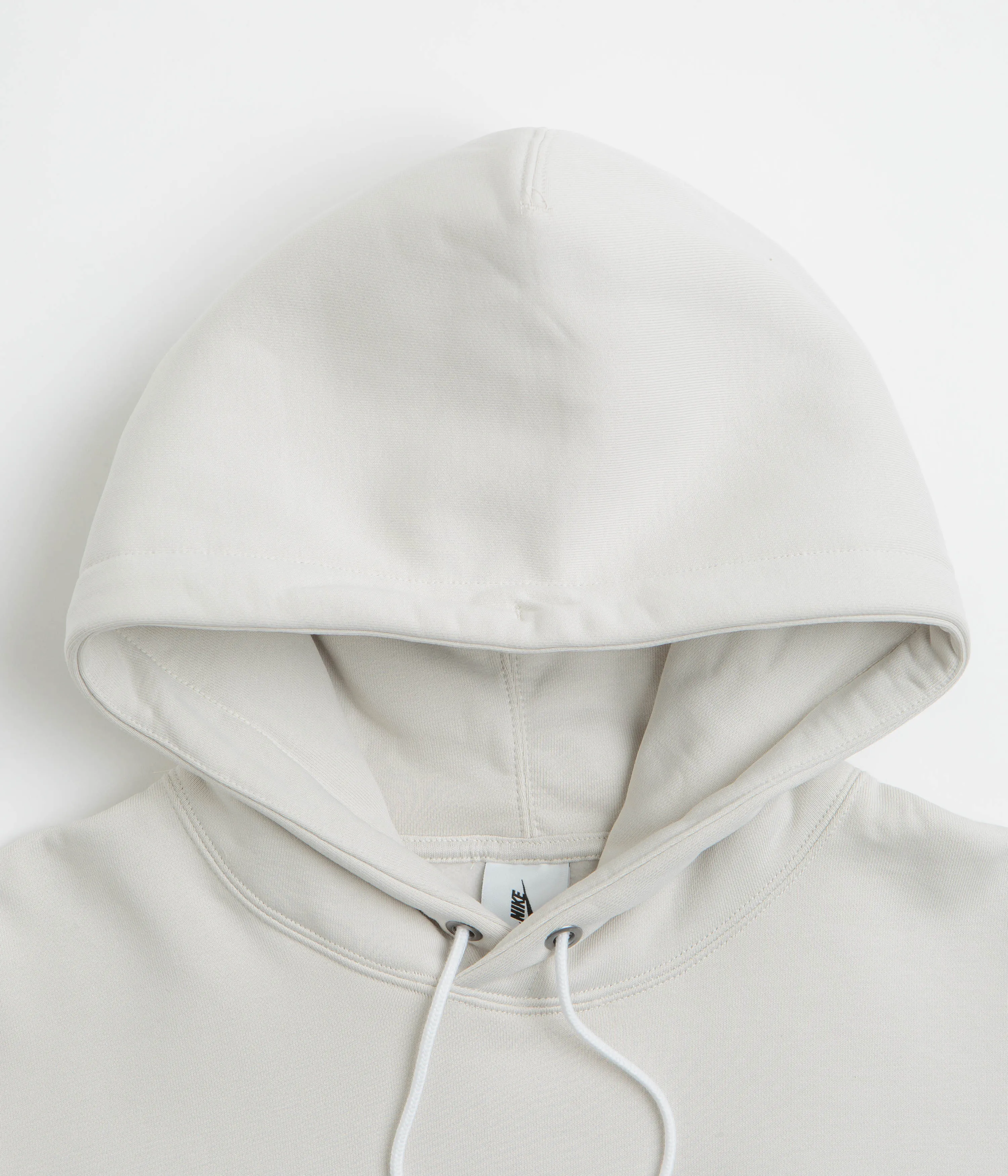 Nike Solo Swoosh Hoodie - Light Bone / White
