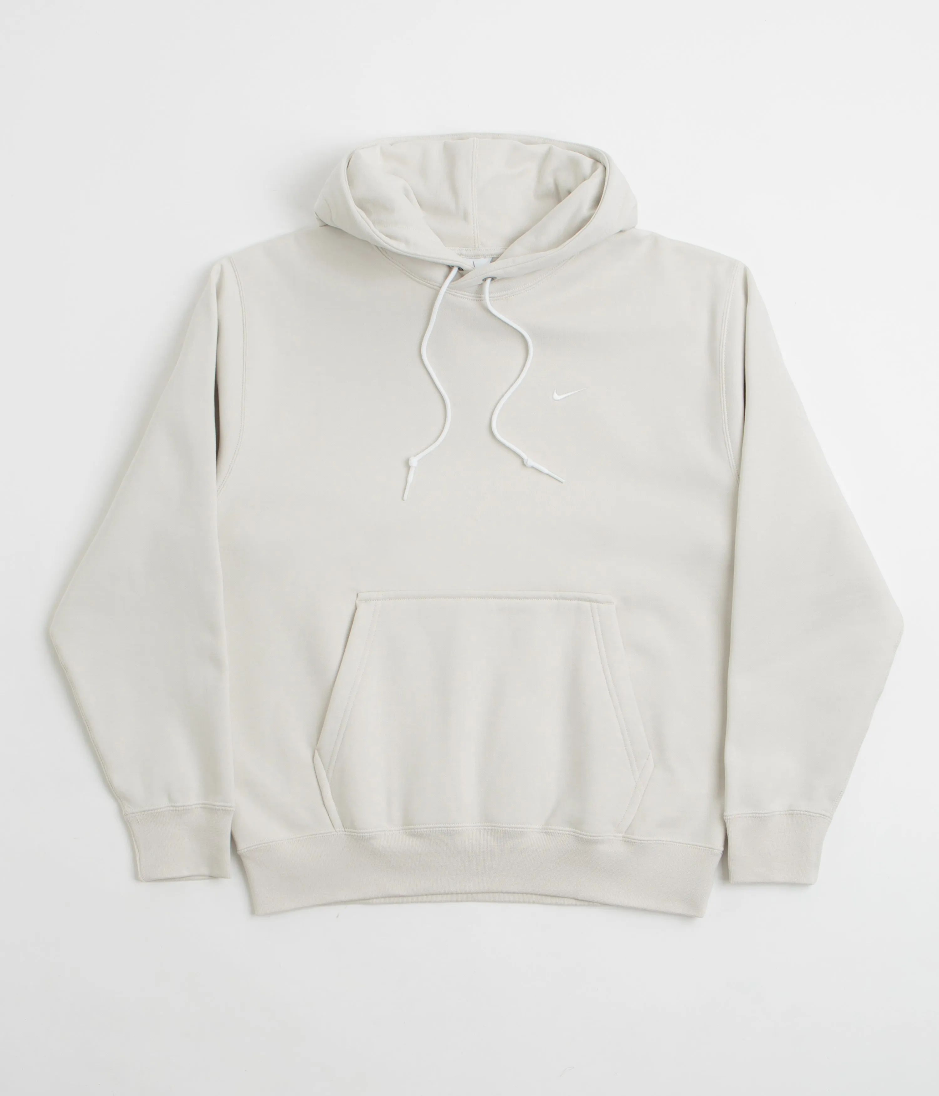 Nike Solo Swoosh Hoodie - Light Bone / White