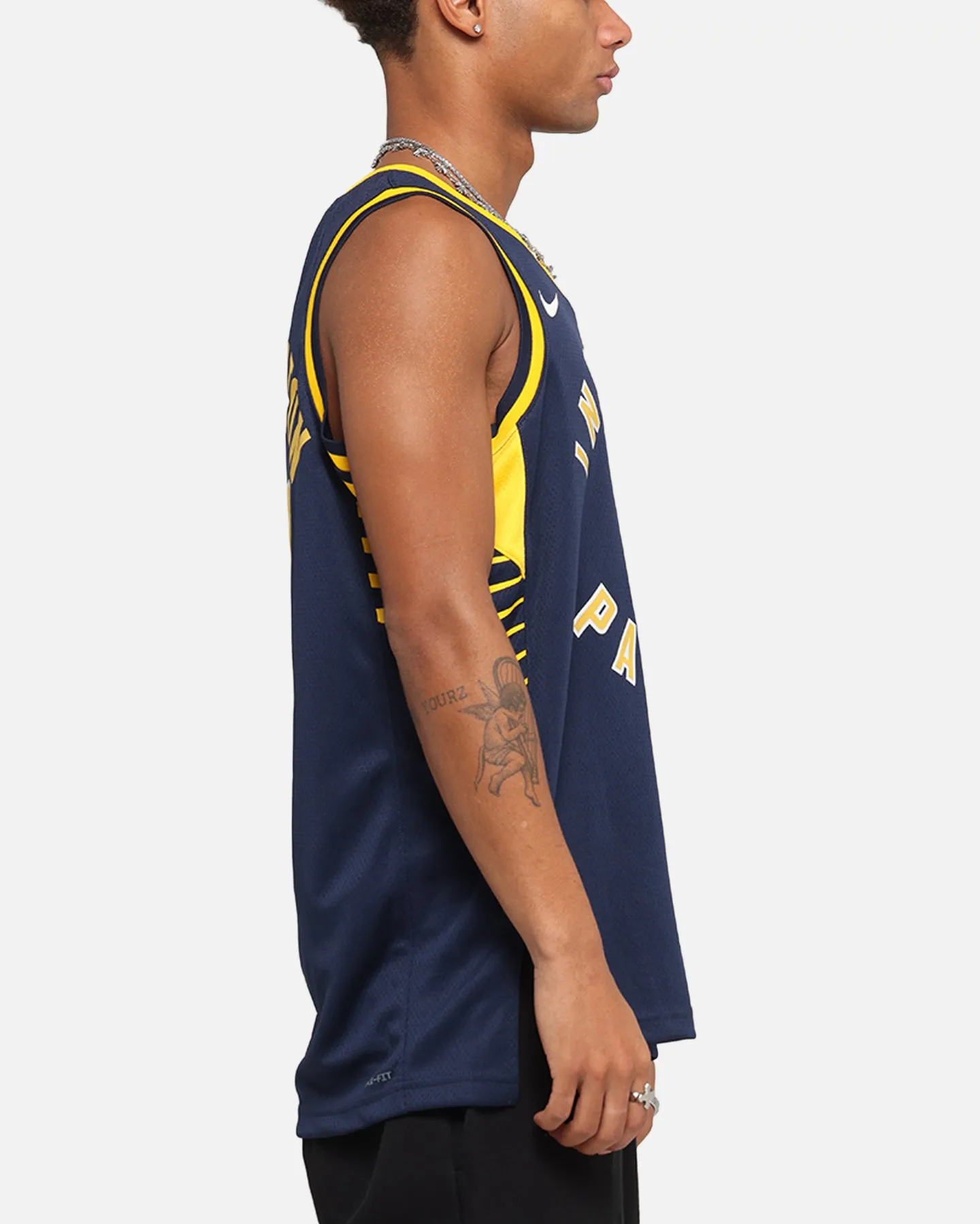 Nike Tyrese Haliburton Indiana Pacers #0 Icon Edition 2022/23 Nike Dri-Fit NBA Swingman Jersey College Navy