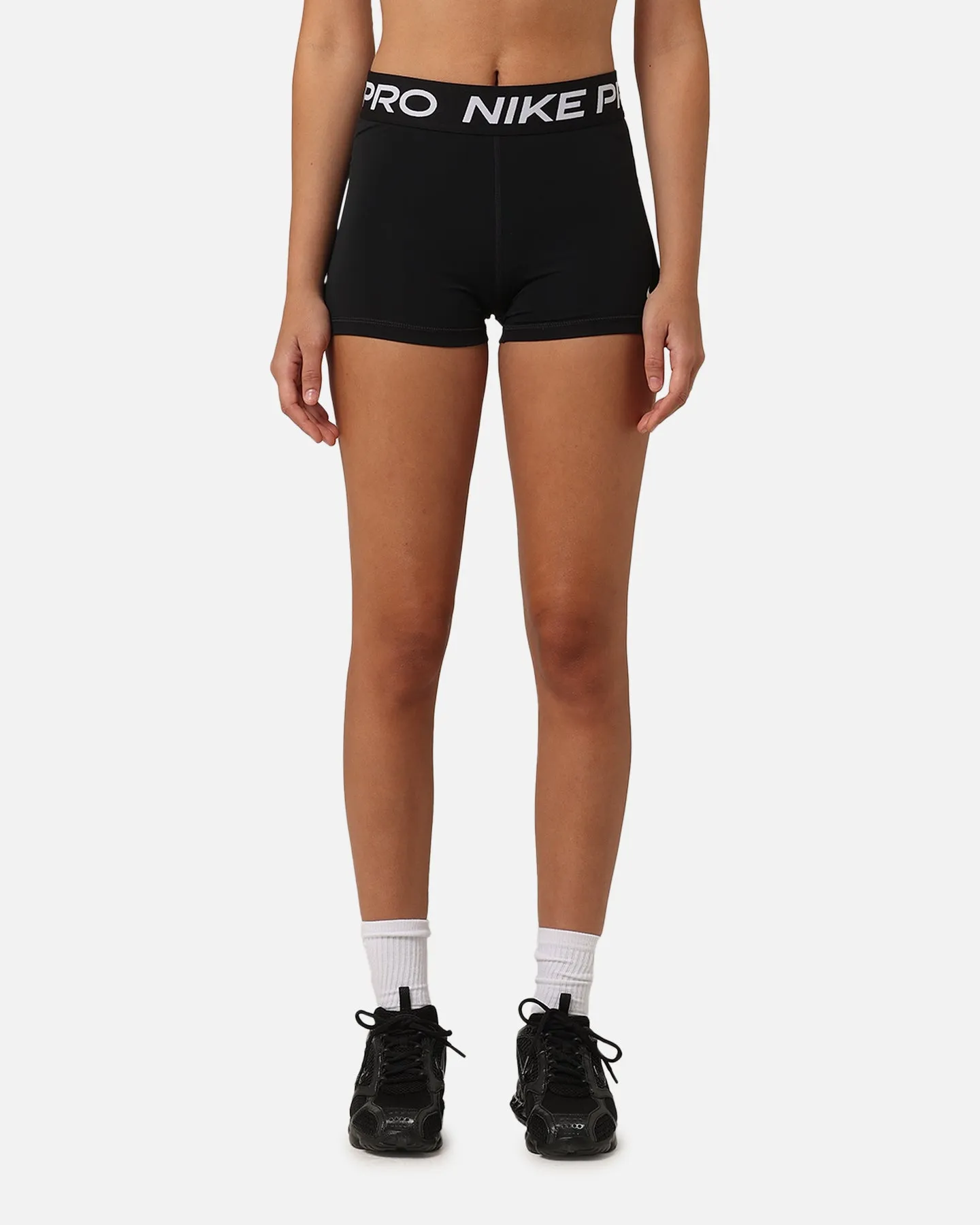 Nike Women's Nike Pro Shorts 3 Black/White