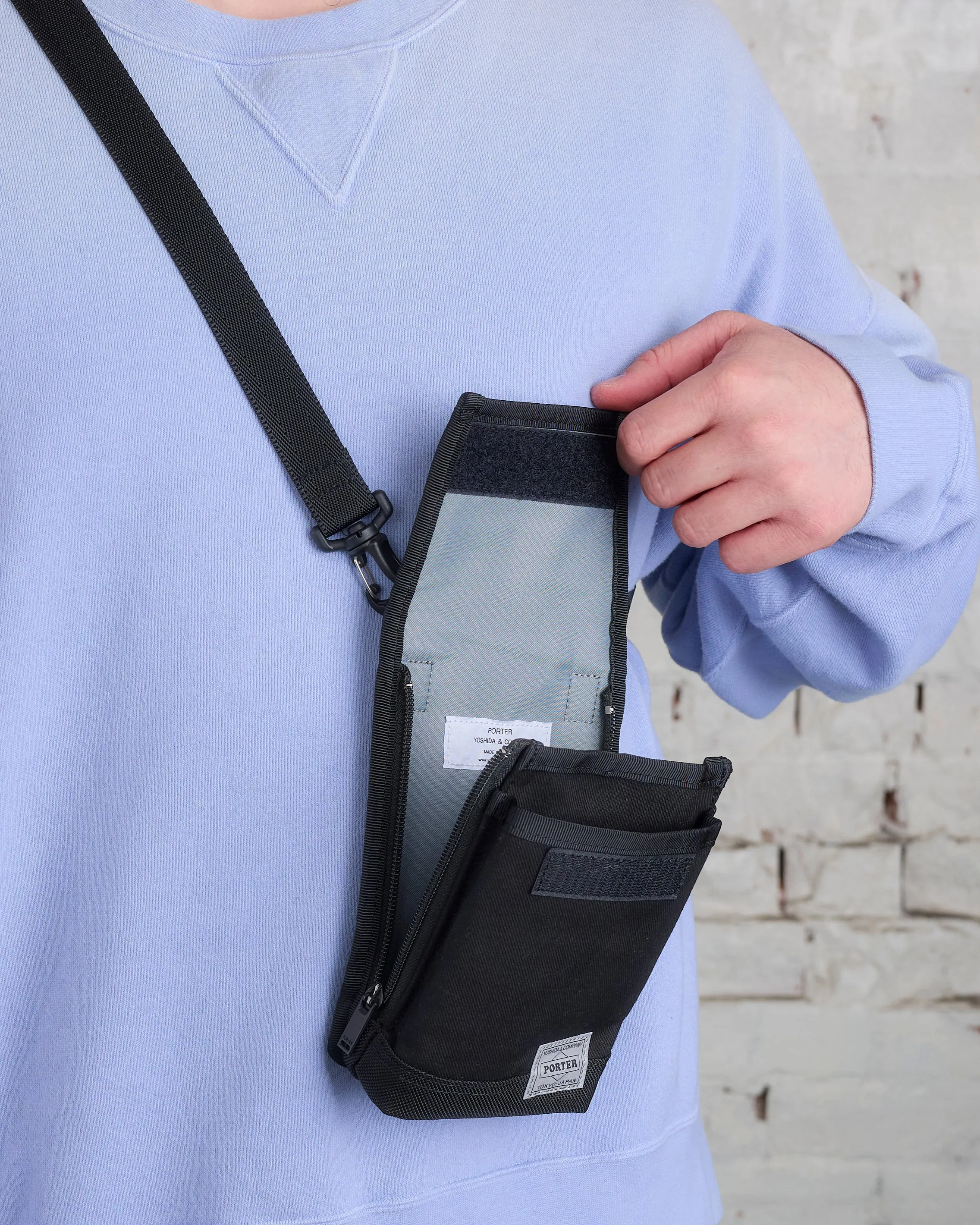Porter Switch Shoulder Pouch Black