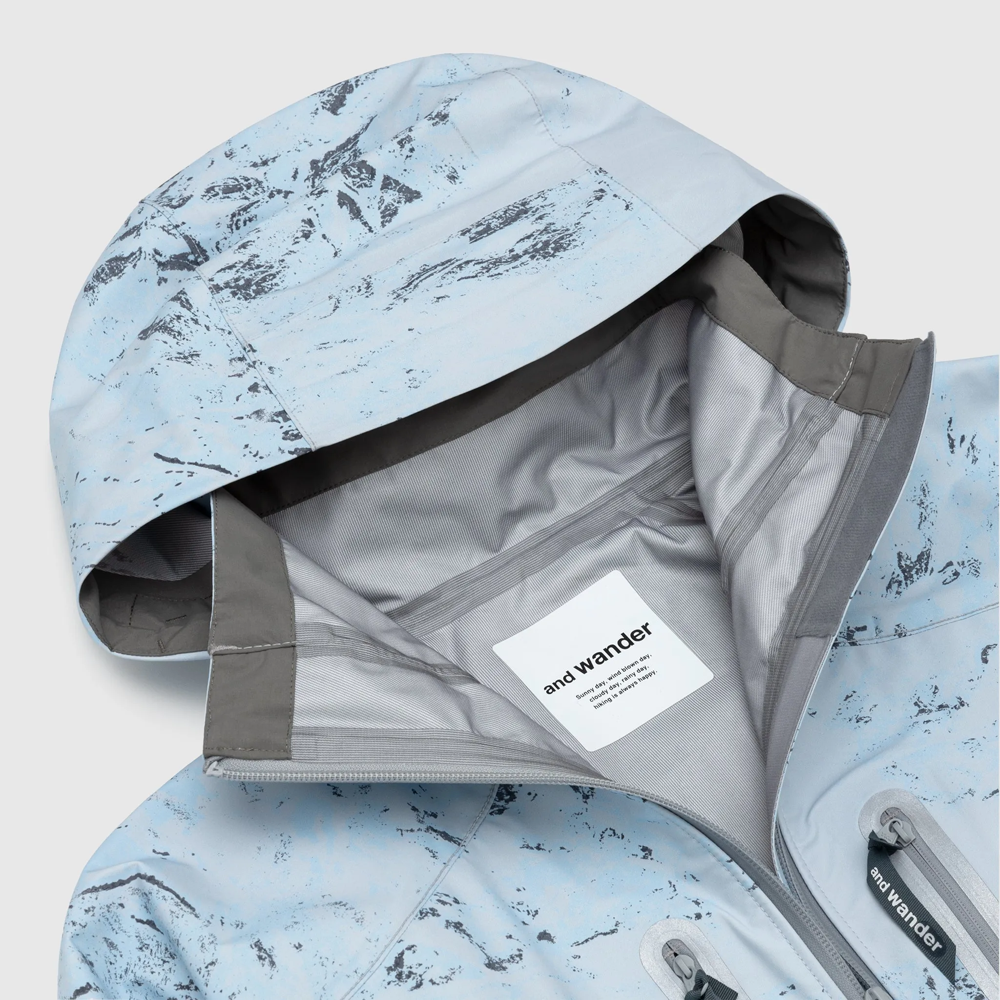 PRINTED PERTEX SHIELD RAIN JACKET