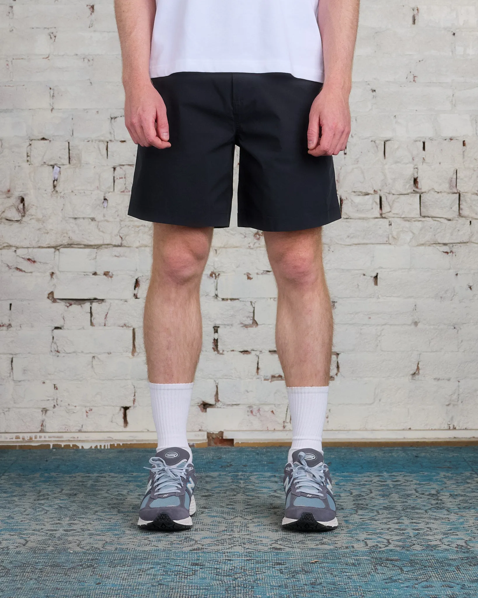Reigning Champ Woven Solotex Cotton Ivy Short Black