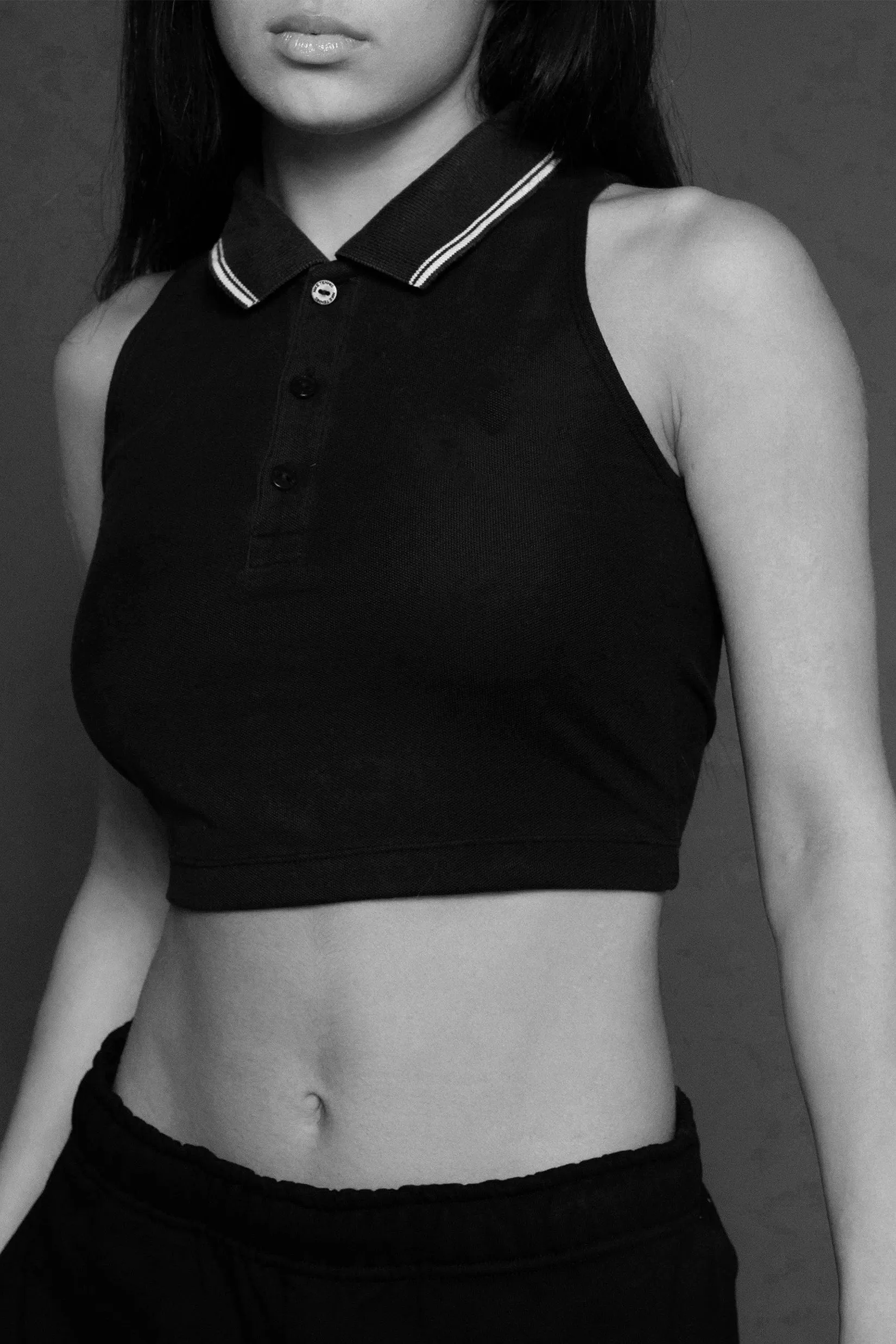 Rework Nike Collared Tank- L
