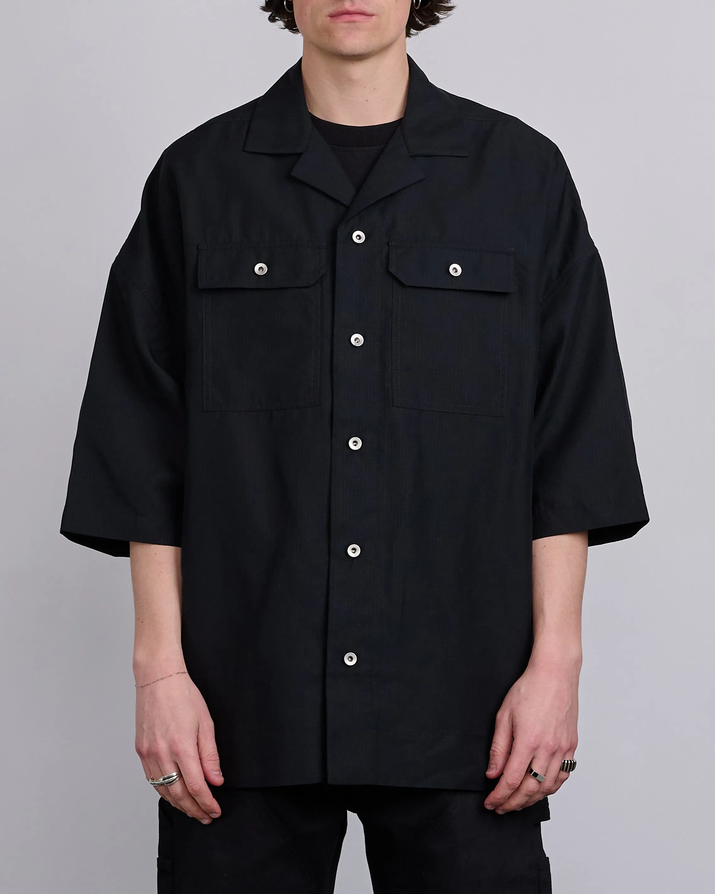 Rick Owens DRKSHDW Tommy Magnum Tencel Ripstop Blk