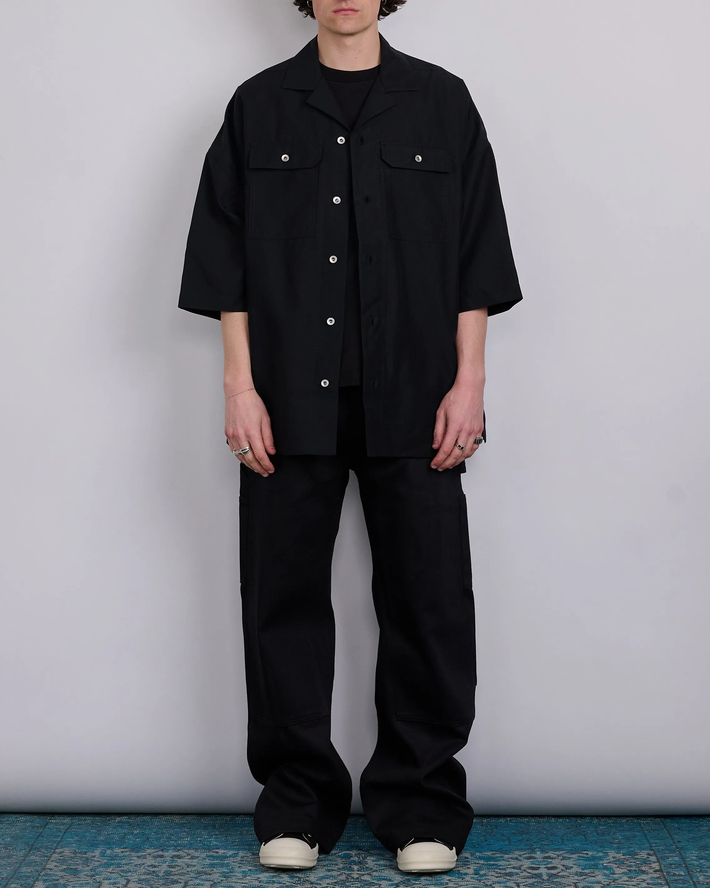 Rick Owens DRKSHDW Tommy Magnum Tencel Ripstop Blk