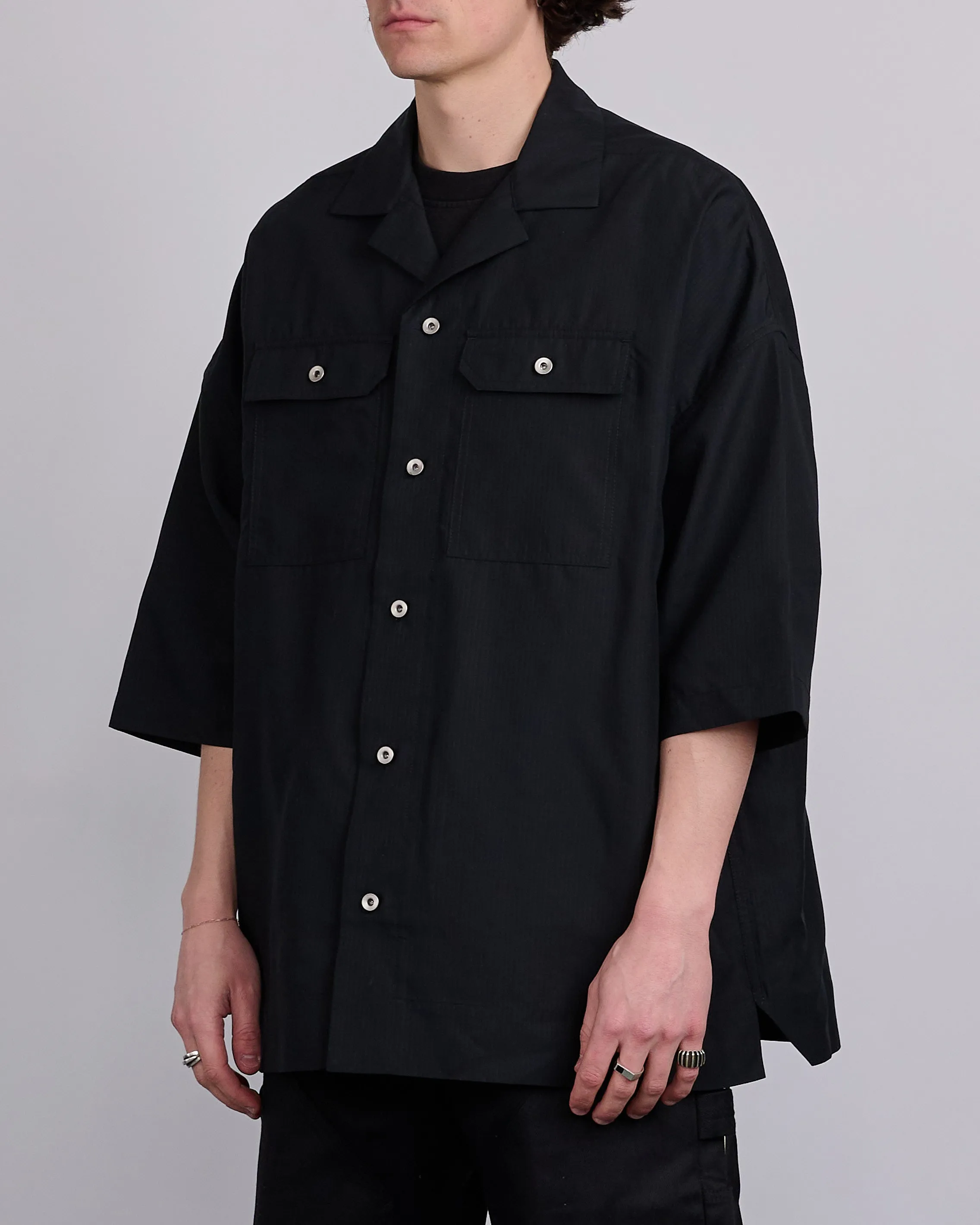 Rick Owens DRKSHDW Tommy Magnum Tencel Ripstop Blk