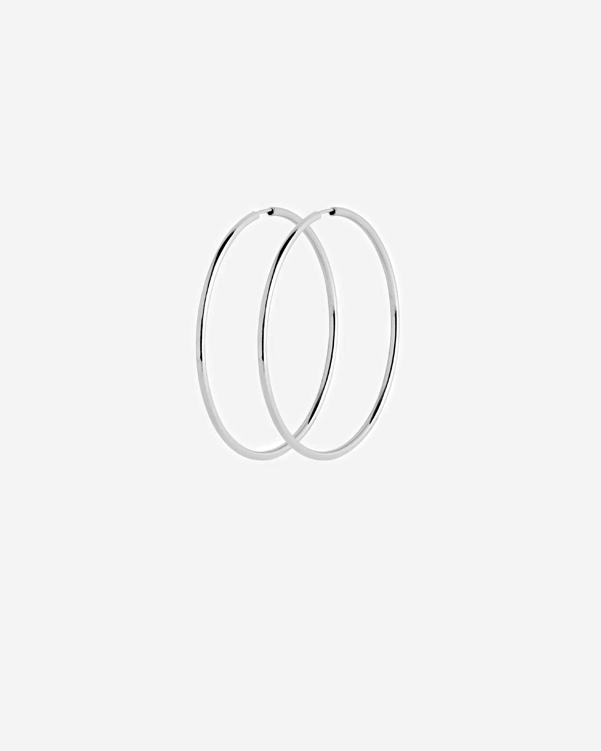 Senorita 50 Hoop Silver