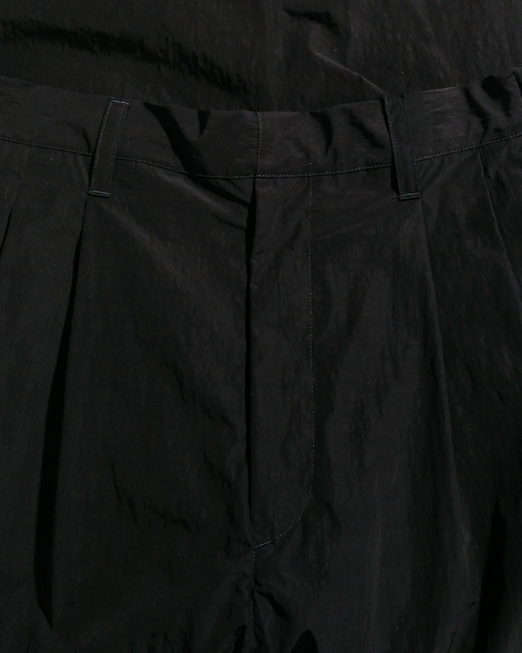 ssstein Wide Easy Trousers Nylon Black