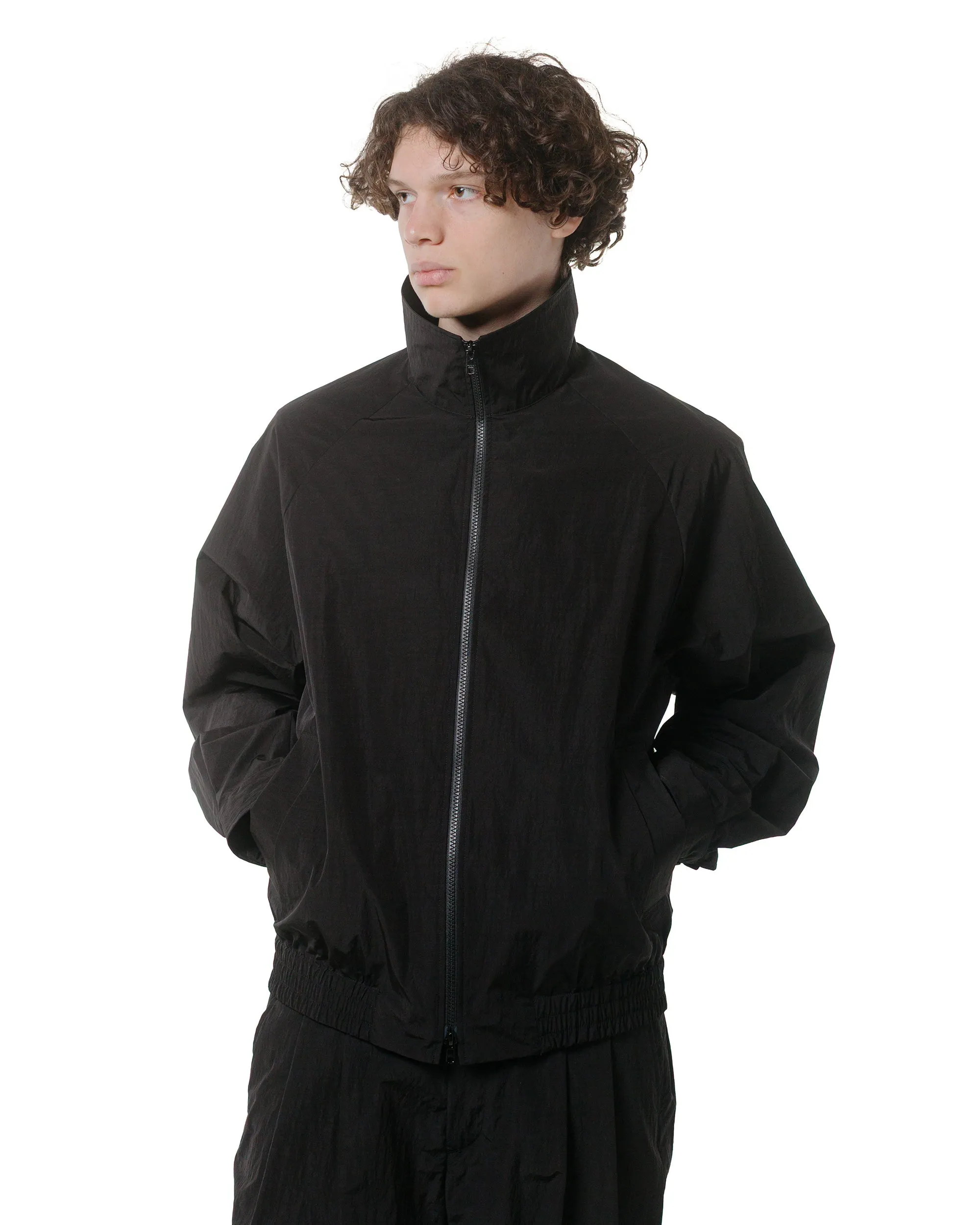ssstein Zip Jacket Windproof Nylon  Black