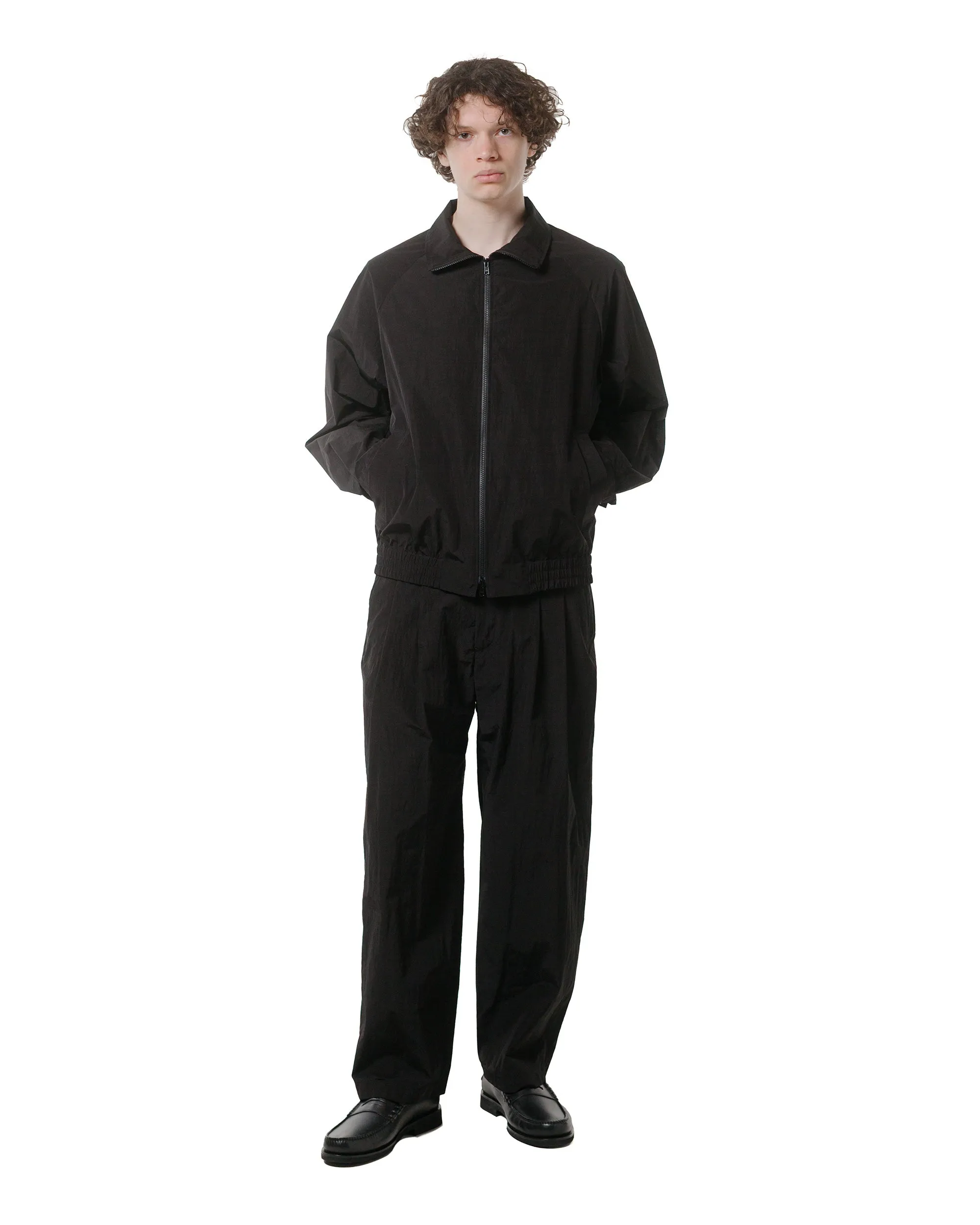 ssstein Zip Jacket Windproof Nylon  Black