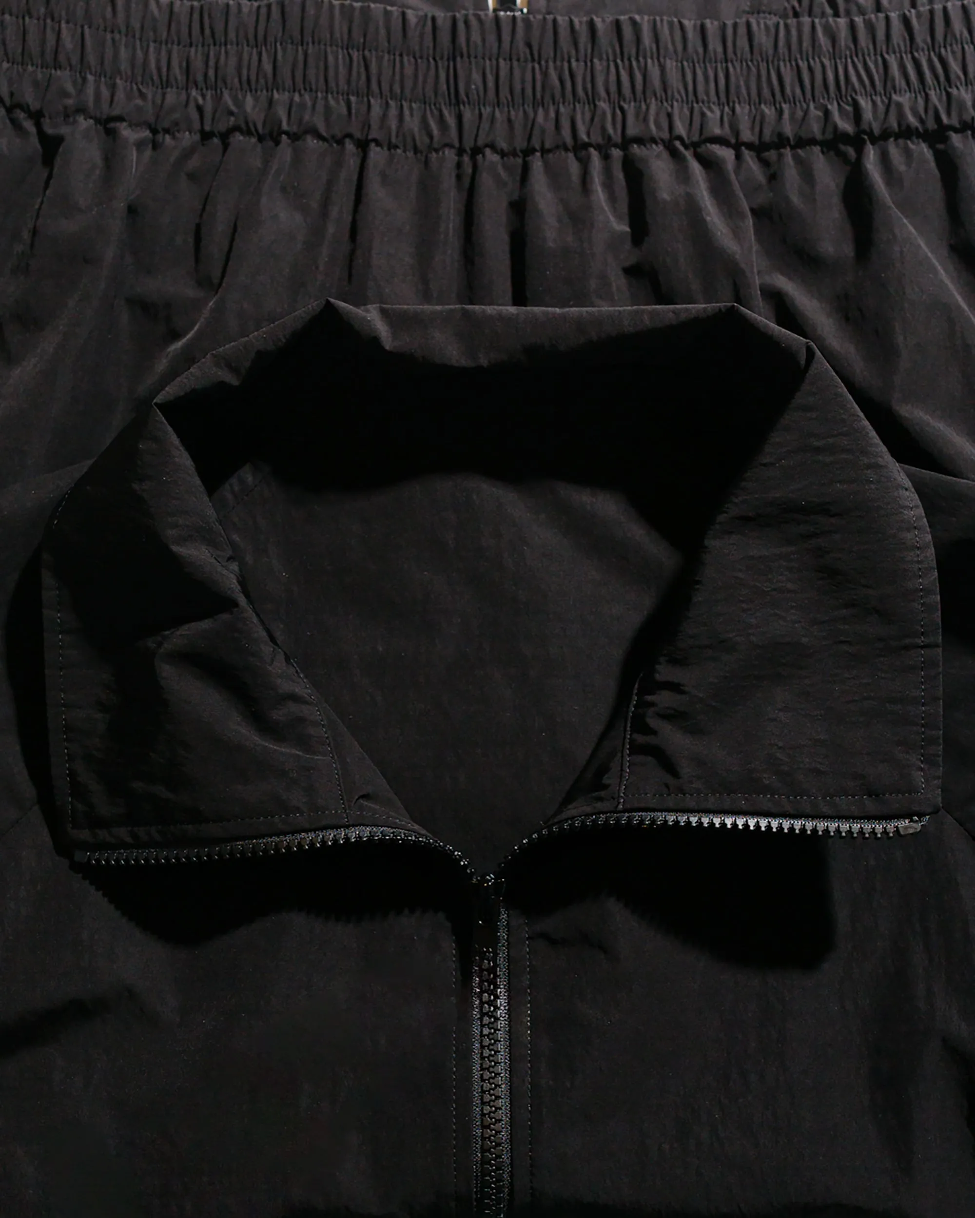 ssstein Zip Jacket Windproof Nylon  Black