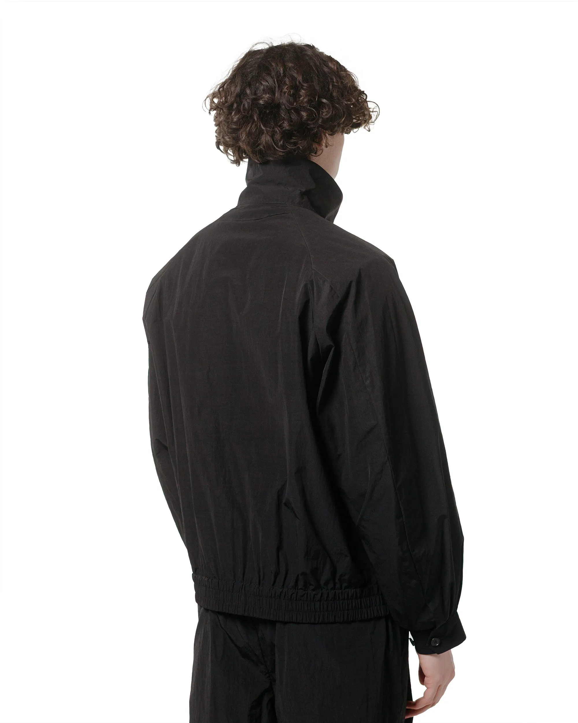 ssstein Zip Jacket Windproof Nylon  Black