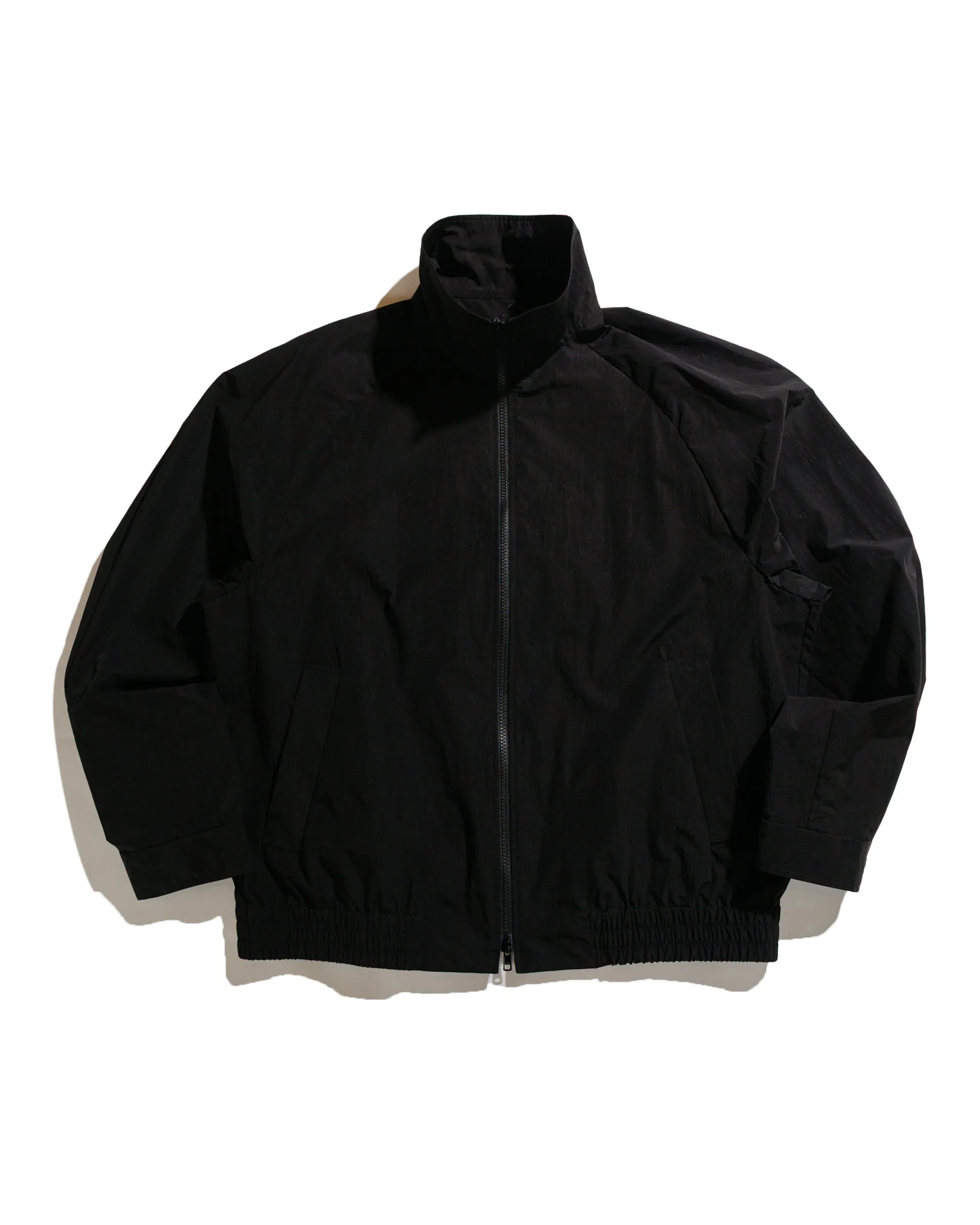 ssstein Zip Jacket Windproof Nylon  Black