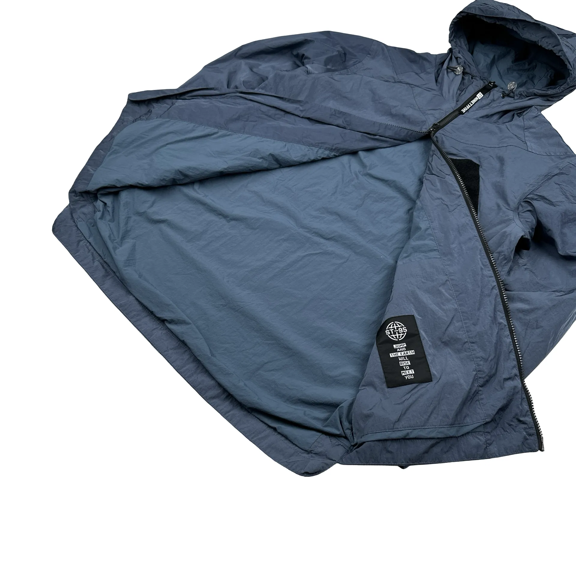 ST 95 Nylon Zipped Hooded Lightweight Jacket - Small