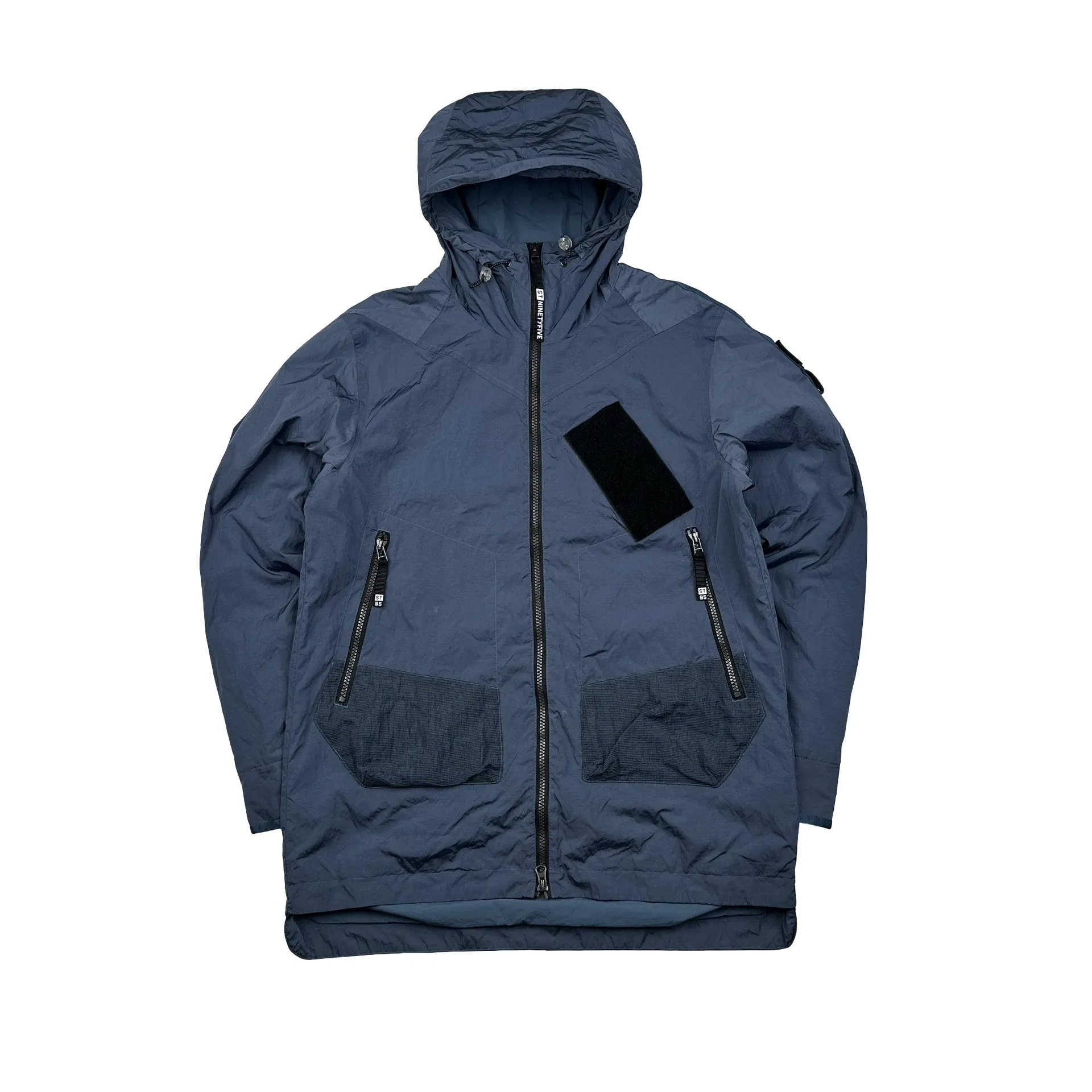 ST 95 Nylon Zipped Hooded Lightweight Jacket - Small