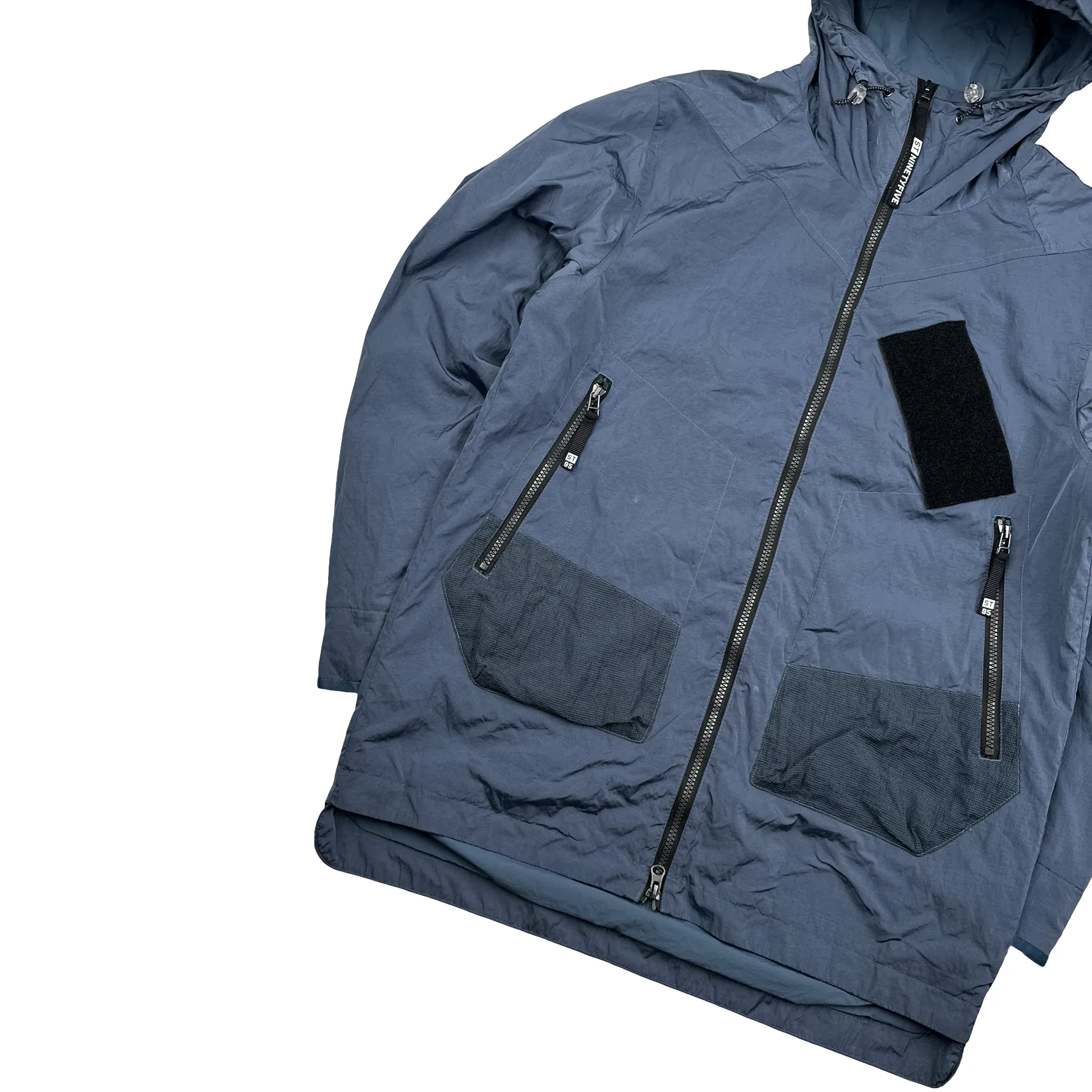 ST 95 Nylon Zipped Hooded Lightweight Jacket - Small
