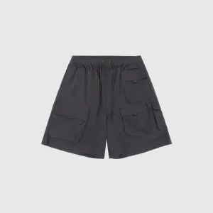 TECH WOVEN CARGO SHORT BLACK