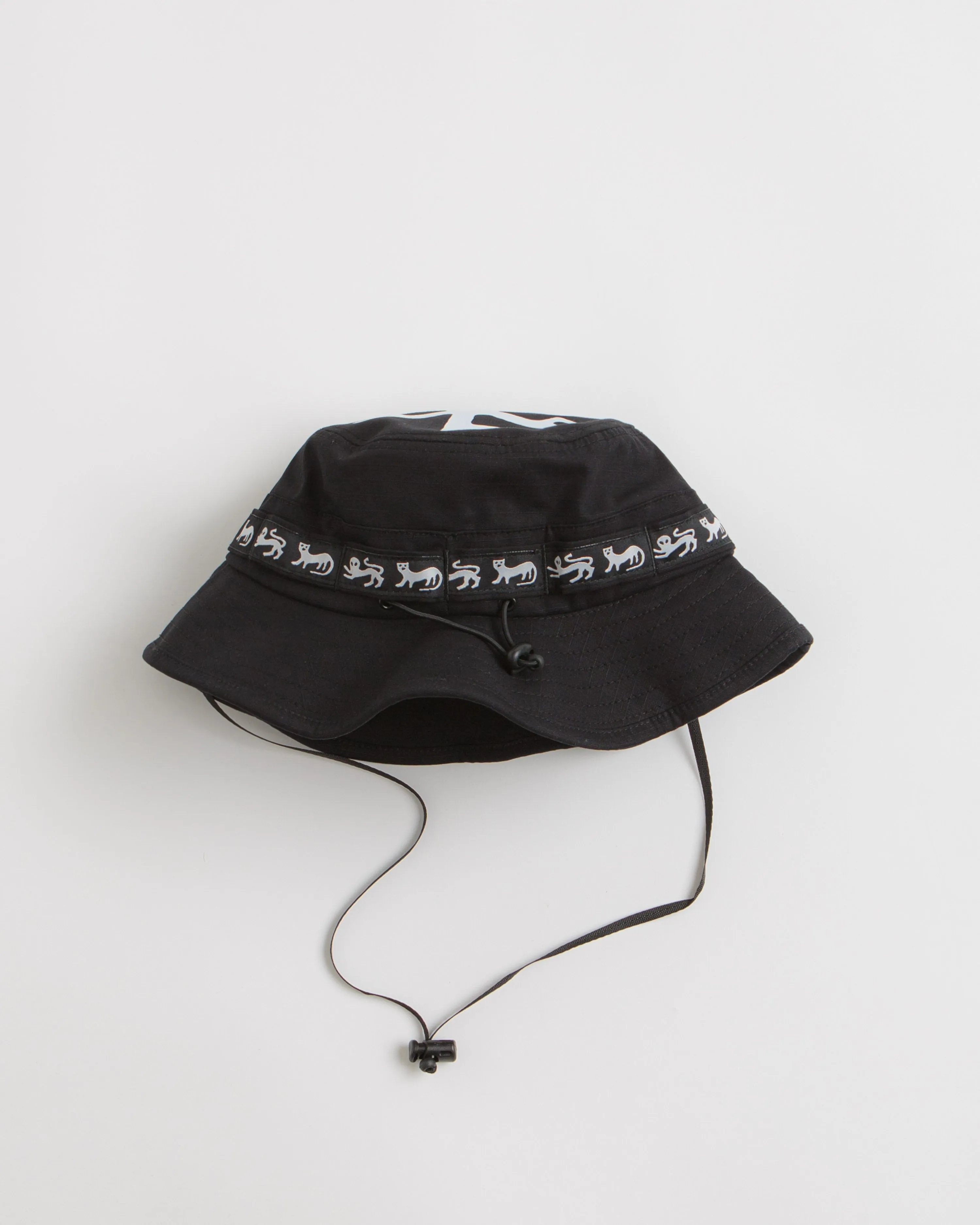 The Trilogy Tapes Lion Boonie Hat - Black