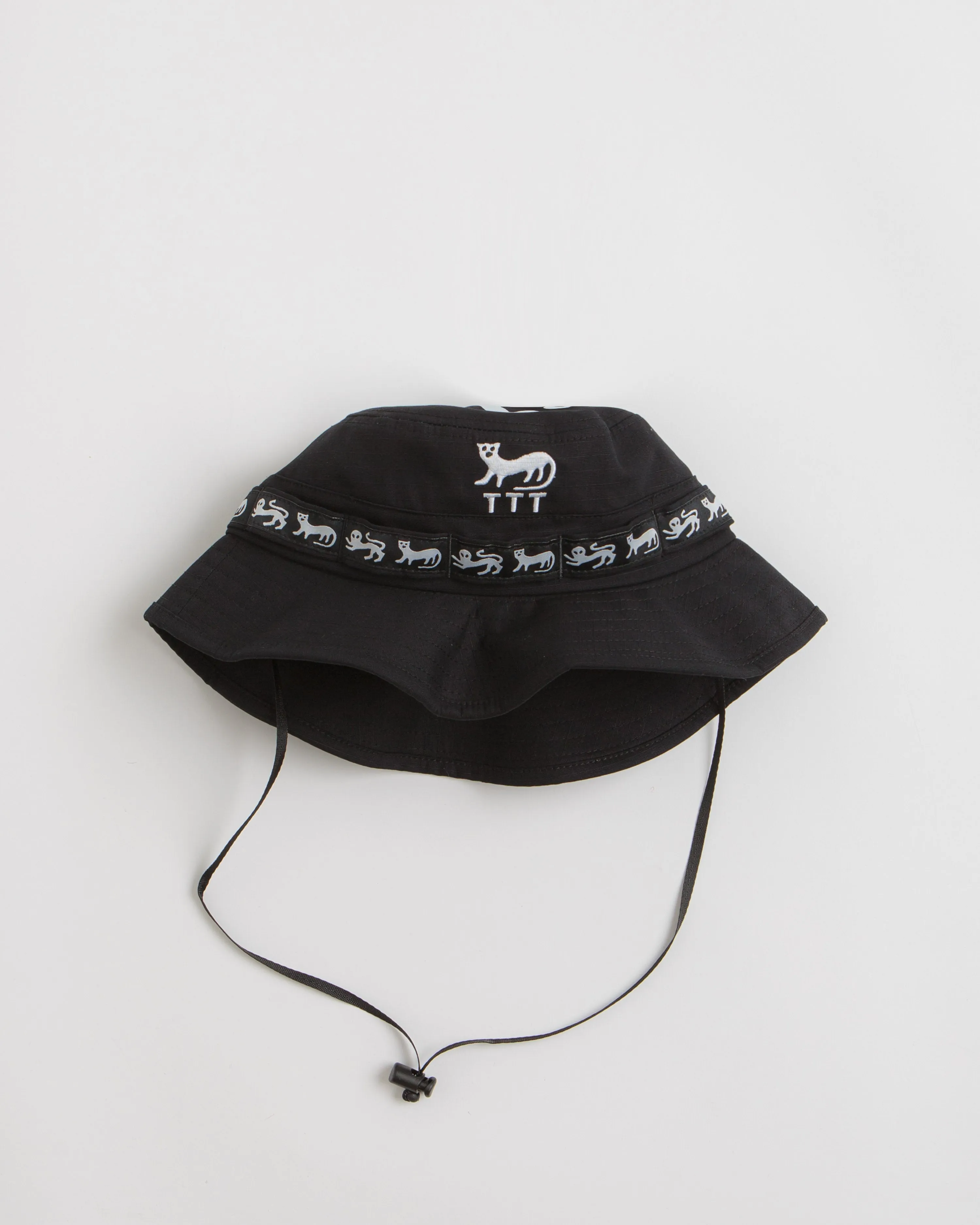 The Trilogy Tapes Lion Boonie Hat - Black