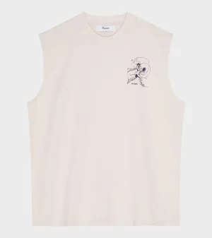 Training Sleeveless T-shirt White Sand