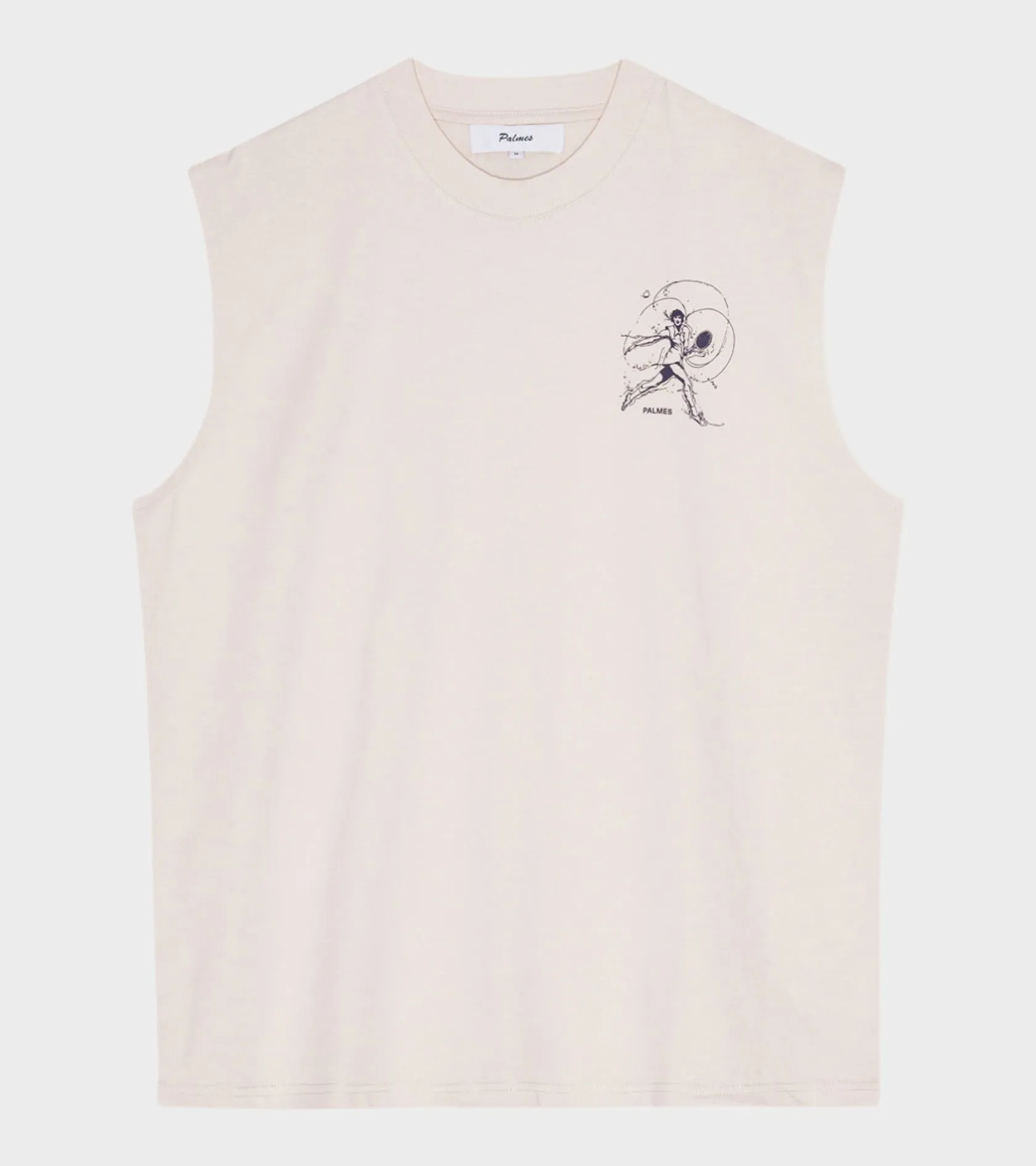 Training Sleeveless T-shirt White Sand