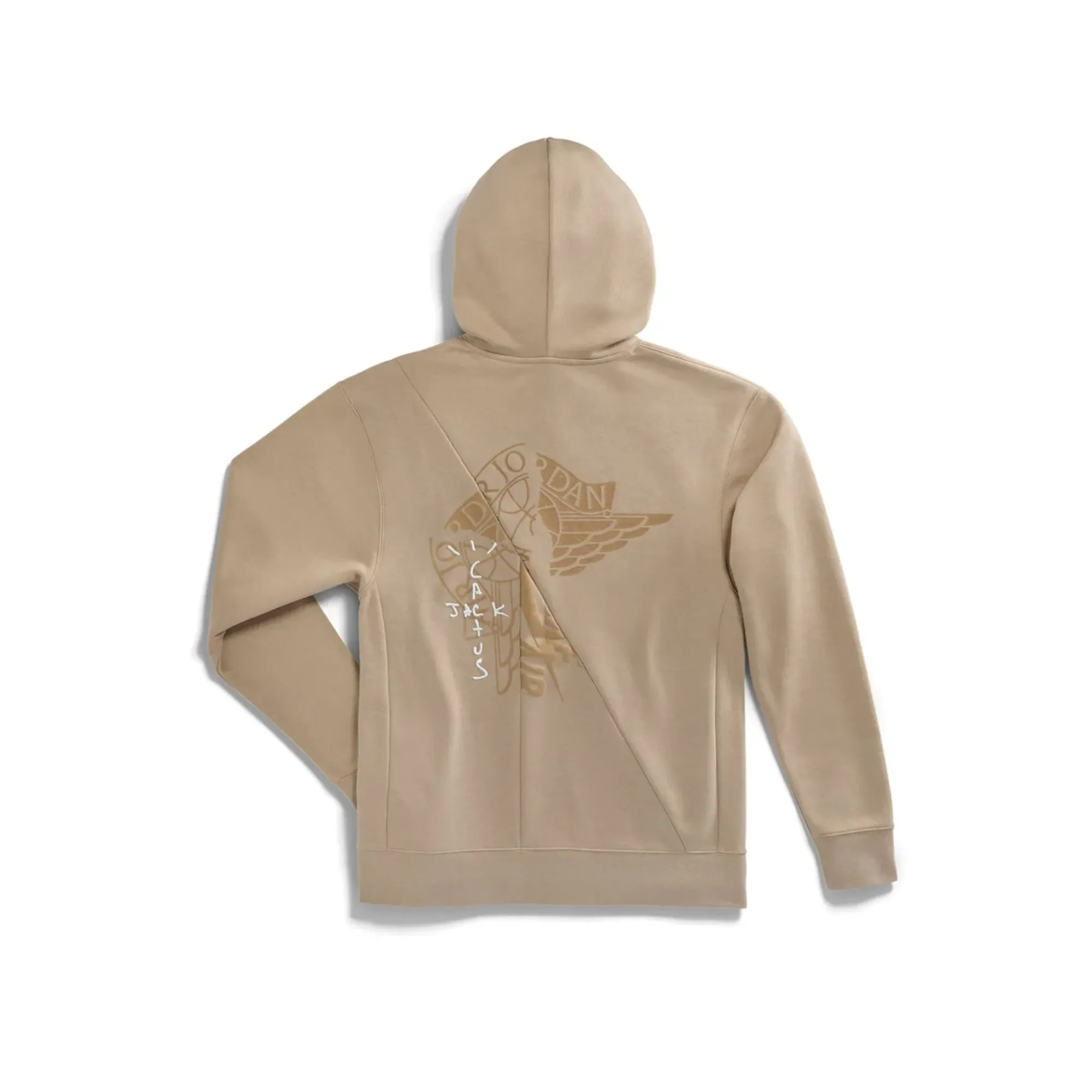 Travis Scott Cactus Jack x Jordan Pullover Hoodie Khaki/University Red