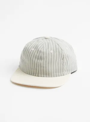 Two Tone 6 Panel Sage Stripe