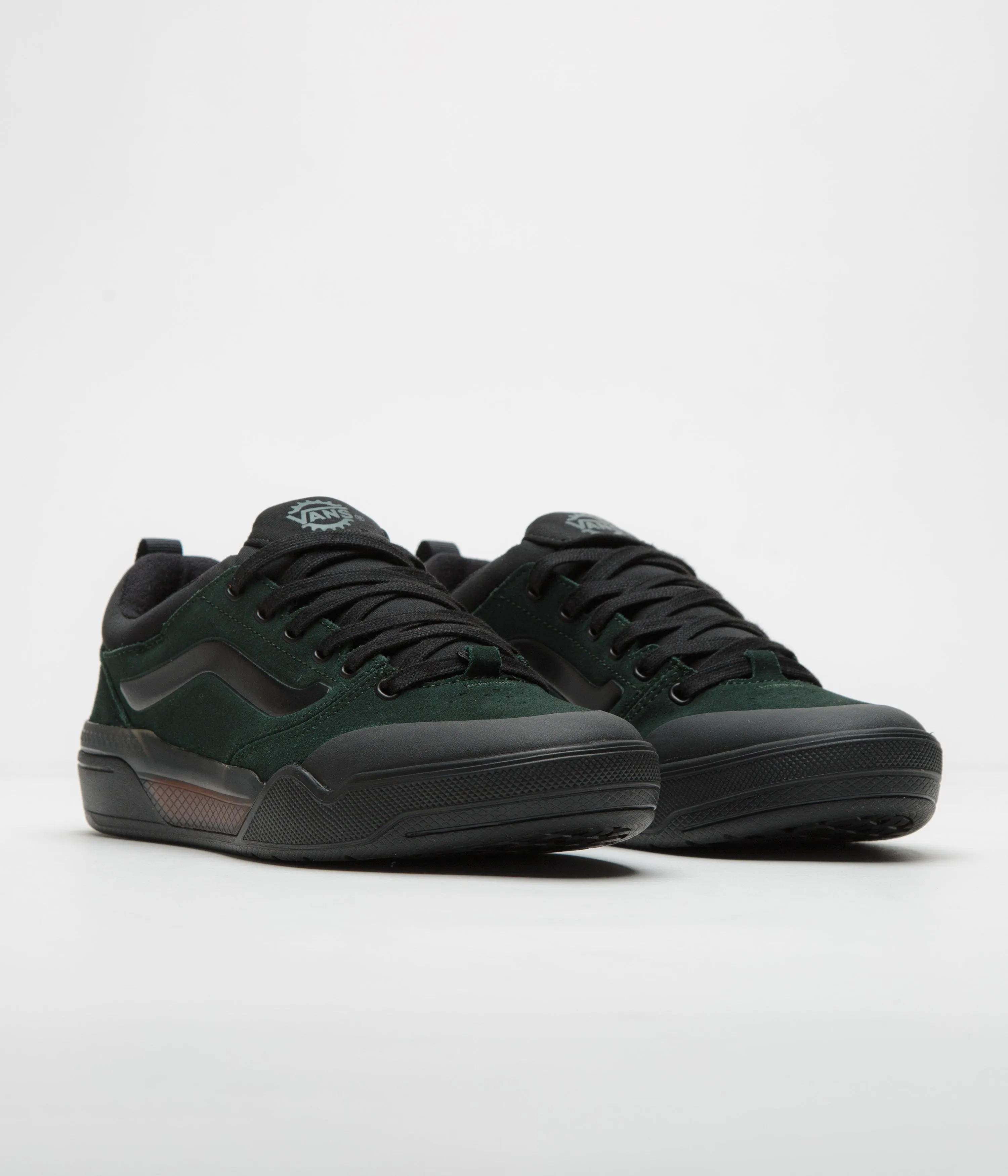 Vans BMX Peak Shoes - Black / Evergreen
