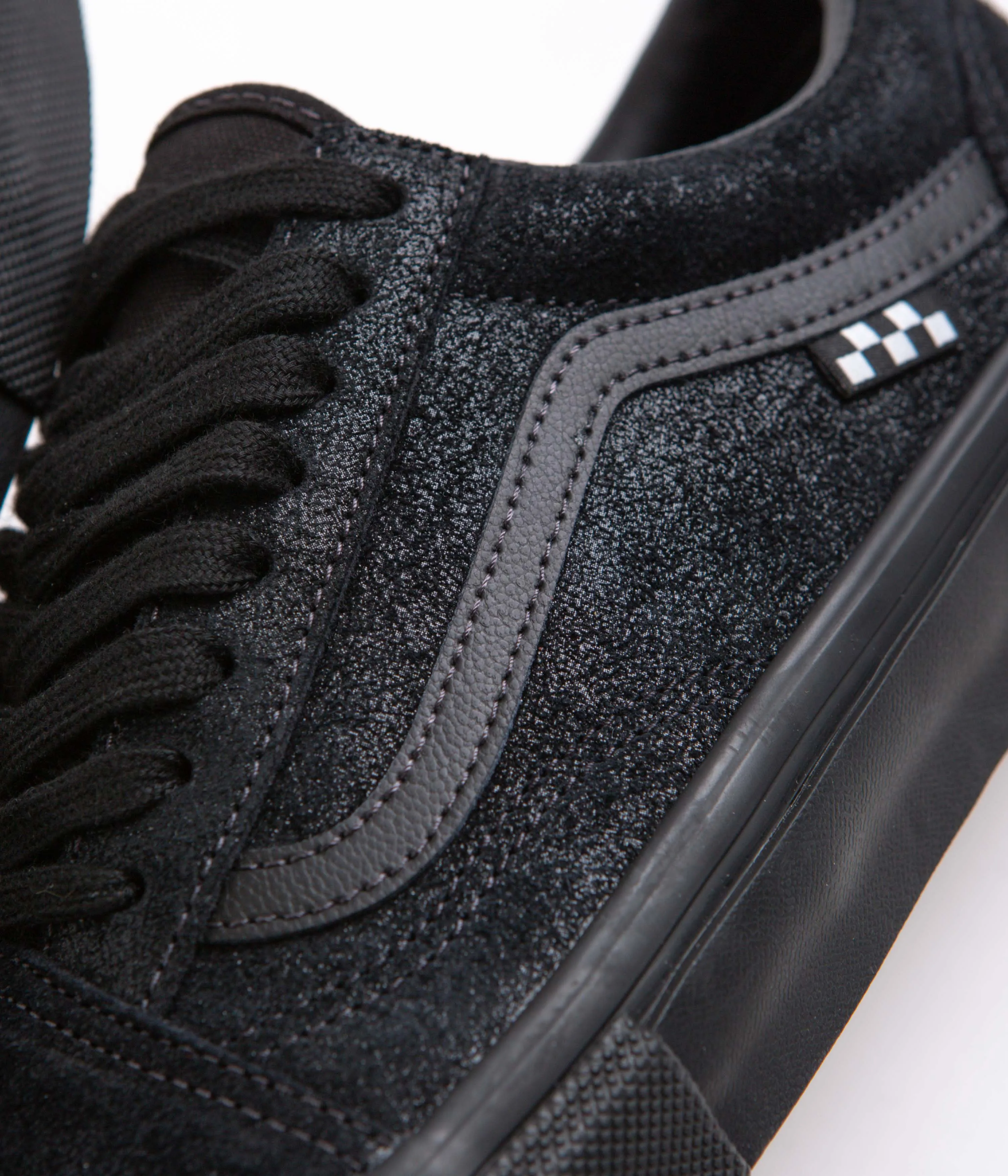 Vans Skate Old Skool Shoes - Metallic Black / Smoke