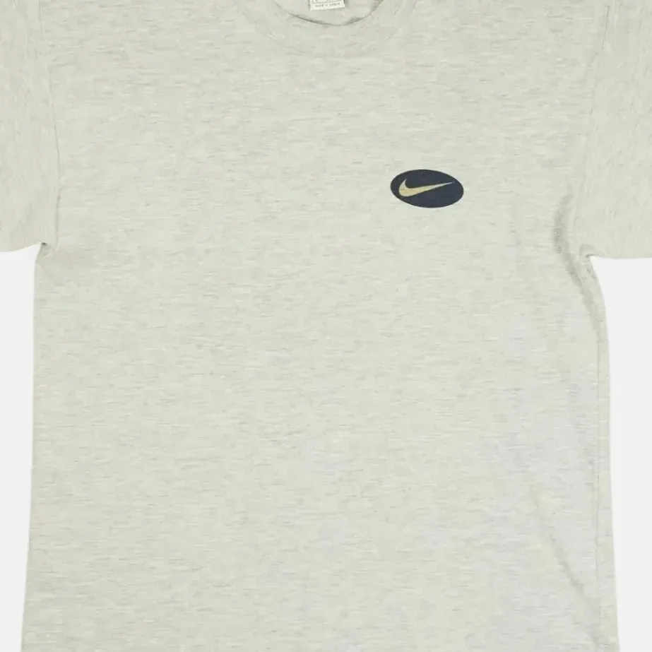 Vintage Nike 1990s Gray Spellout T-shirt (M)