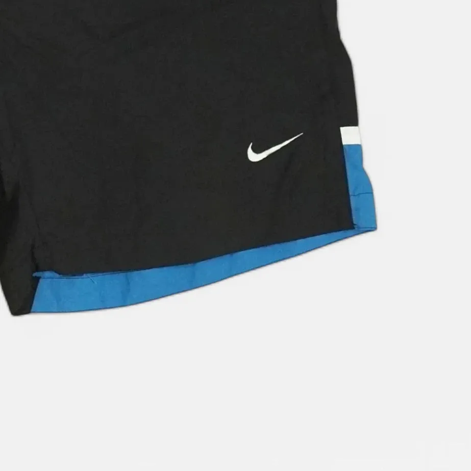Vintage Nike Black And Blue Shorts ( XL )