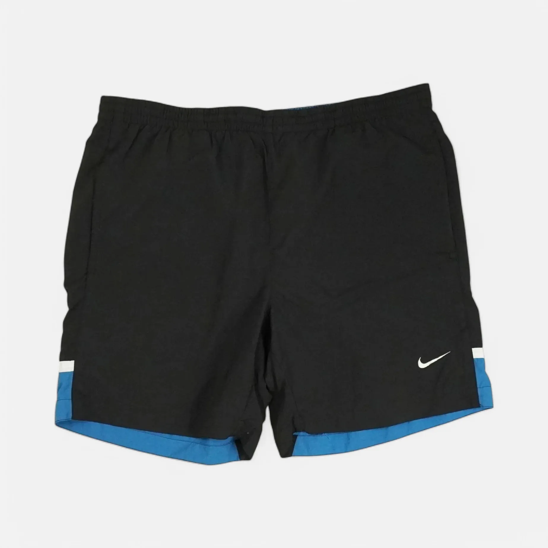 Vintage Nike Black And Blue Shorts ( XL )