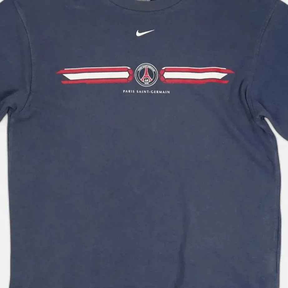 Vintage Nike Blue Paris Saint Germain T-shirt (S)