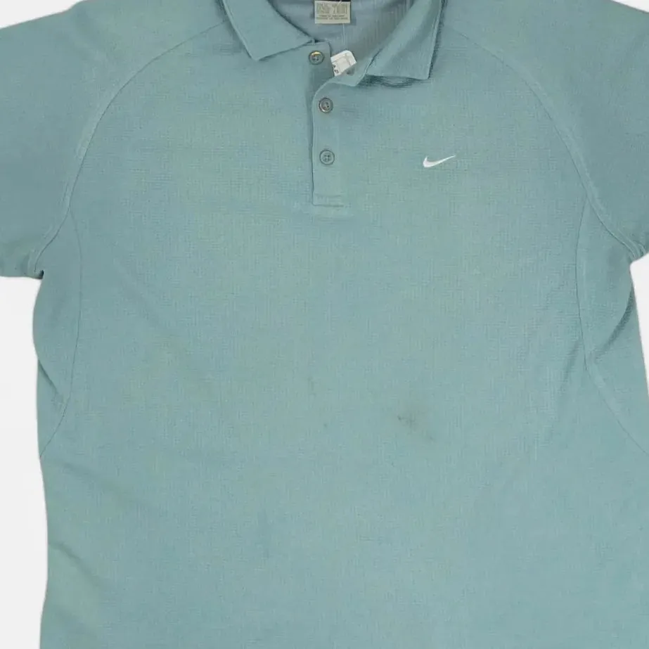 Vintage Nike Blue Polo Shirt (L)