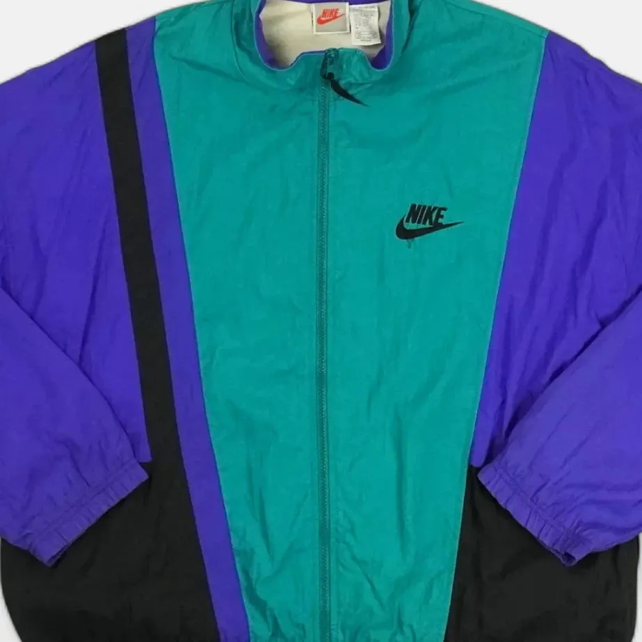 Vintage Nike Blue Trackjacket (XL)