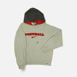 Vintage Nike Grey Swoosh Hoodie (XL)