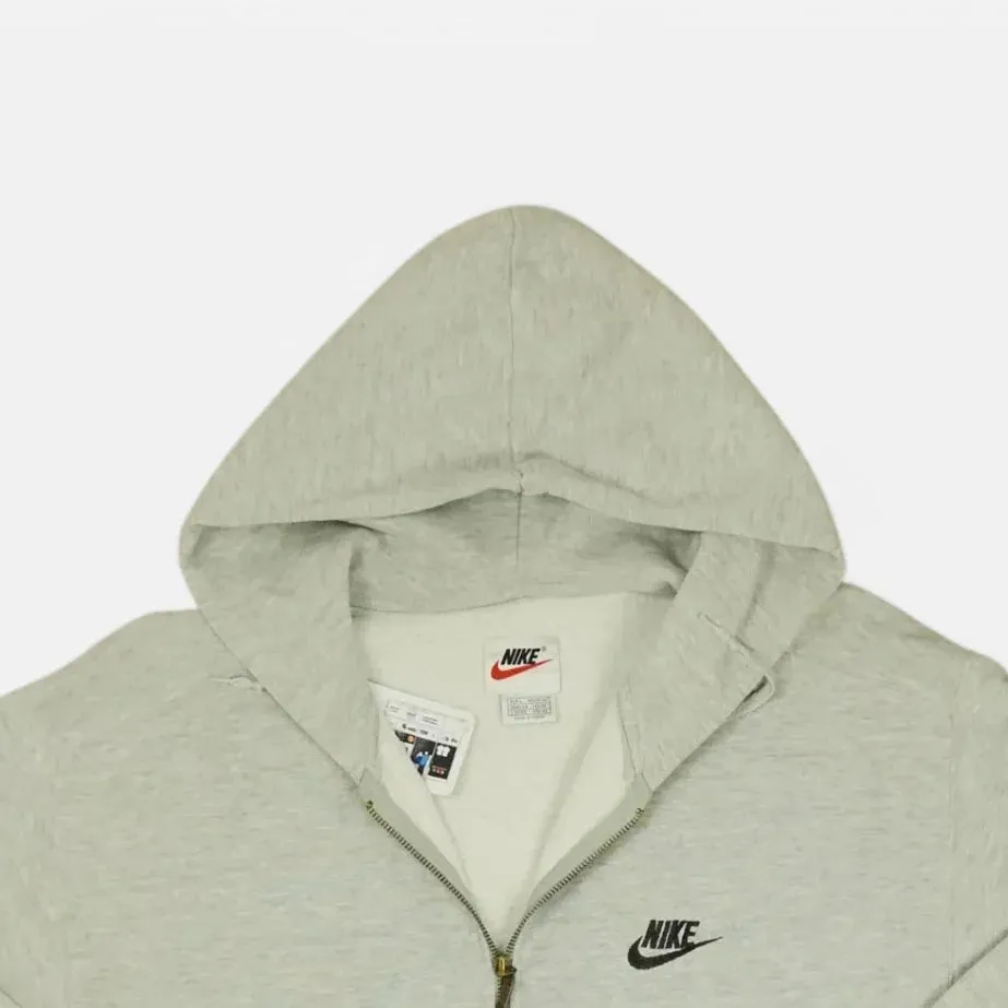 Vintage Nike Grey Zip Up Hoodie (XL)