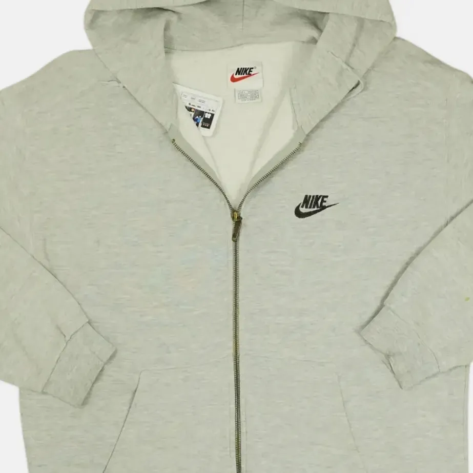 Vintage Nike Grey Zip Up Hoodie (XL)