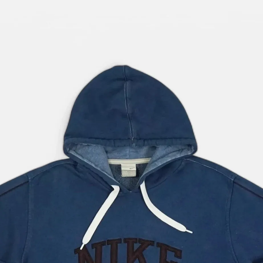 Vintage Nike Navy Blue Hoodie (M)
