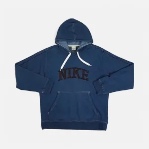 Vintage Nike Navy Blue Hoodie (M)