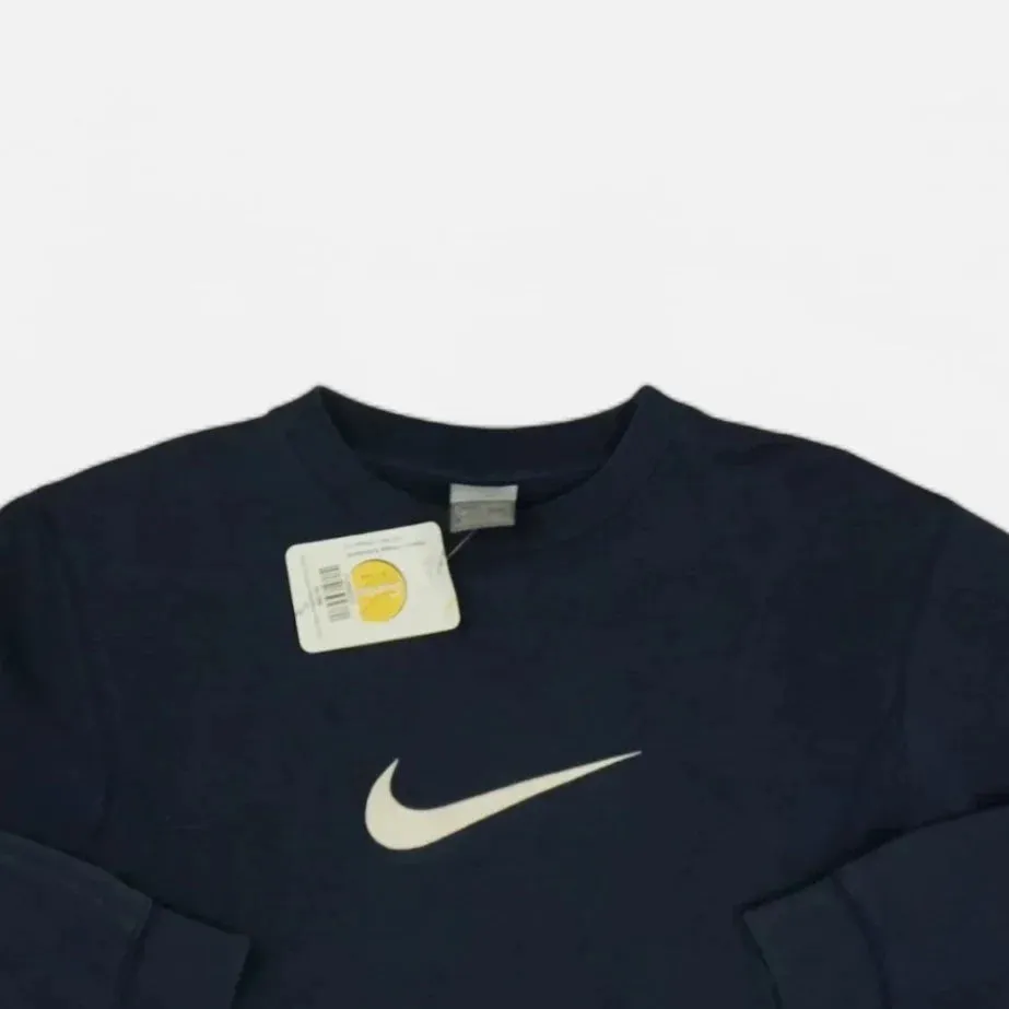 Vintage Nike Navy Sweatshirt Womens (S)