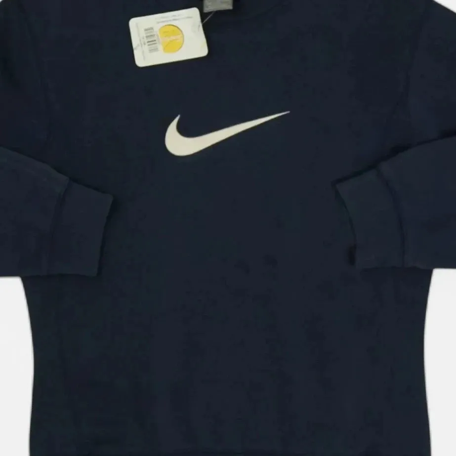 Vintage Nike Navy Sweatshirt Womens (S)