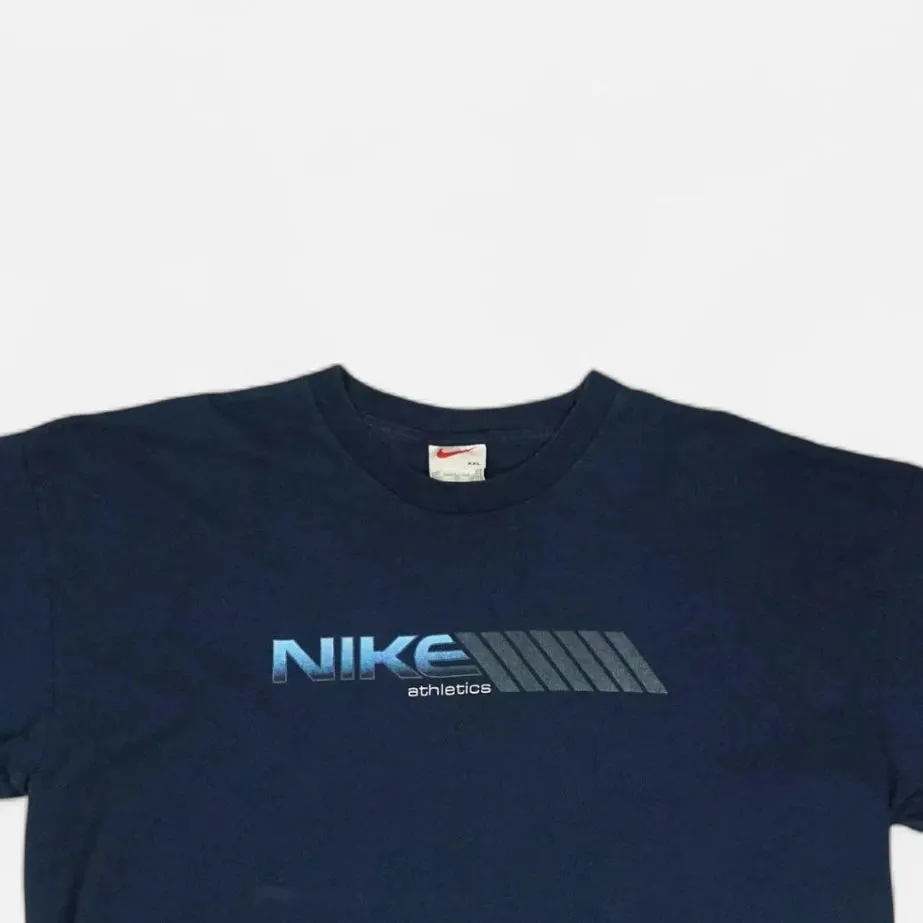 Vintage Nike Navy T-shirt (XXL)
