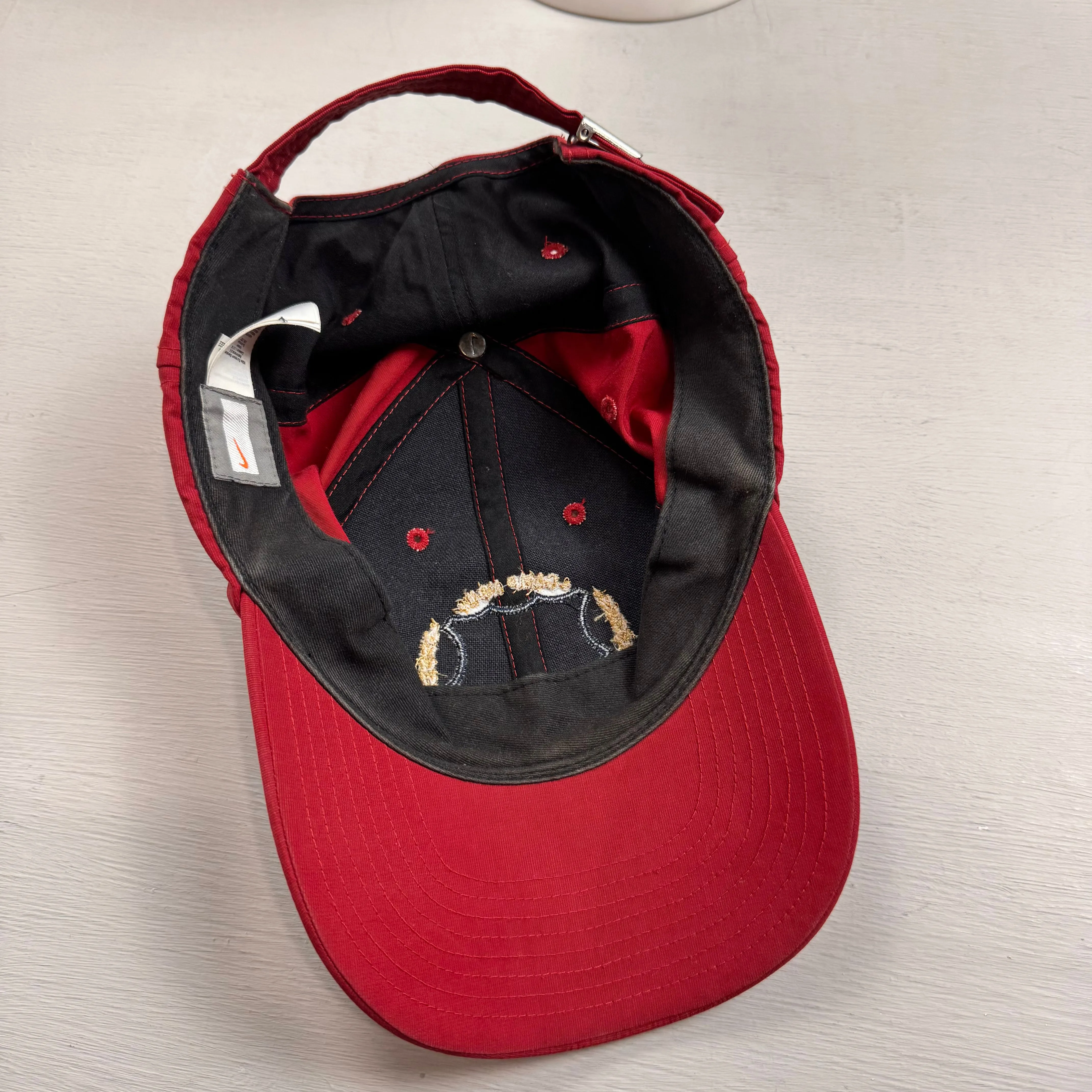 Vintage Nike Red Barcelona Cap