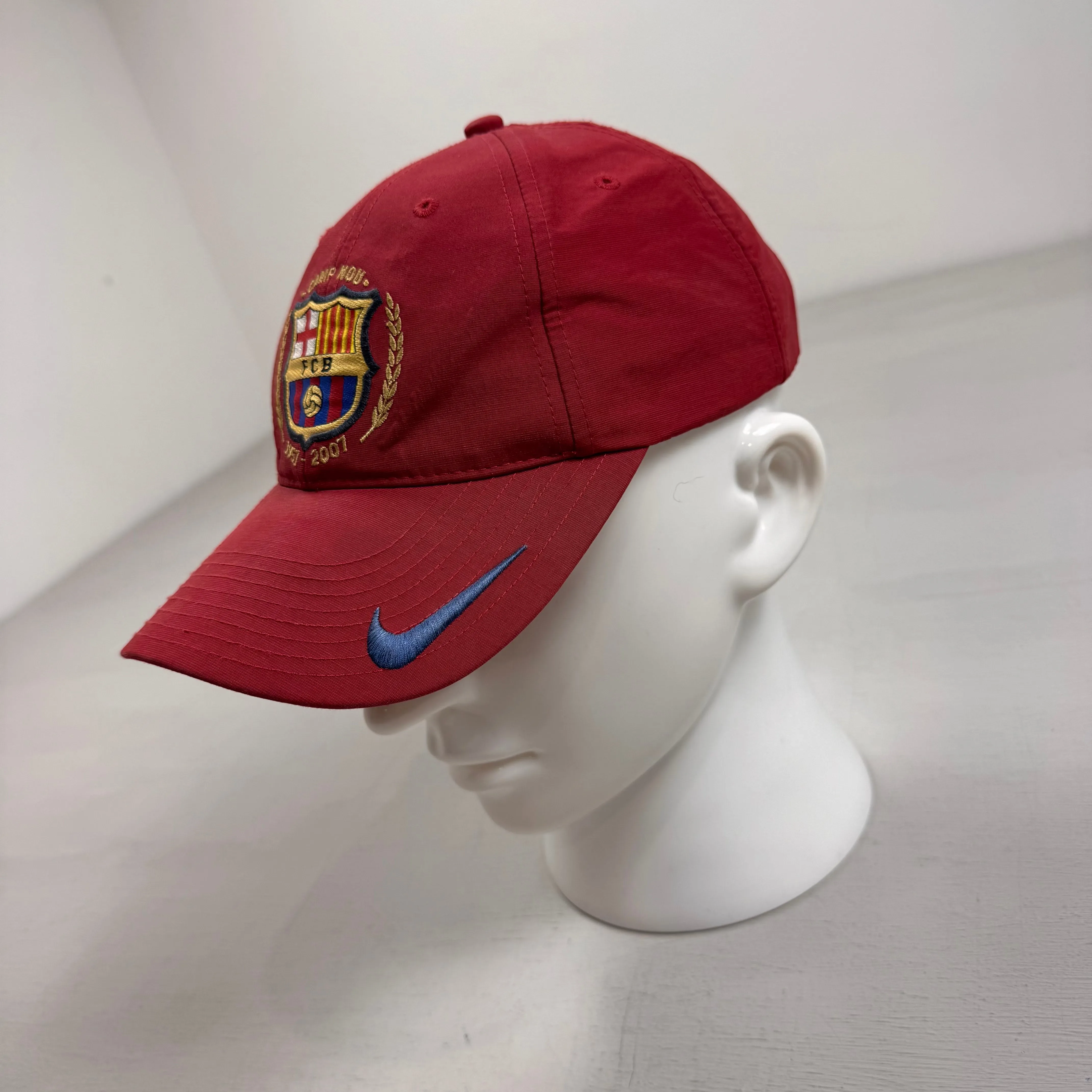 Vintage Nike Red Barcelona Cap