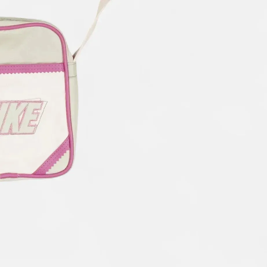 Vintage Nike White And Pink Bag