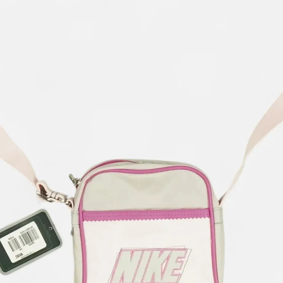 Vintage Nike White And Pink Bag
