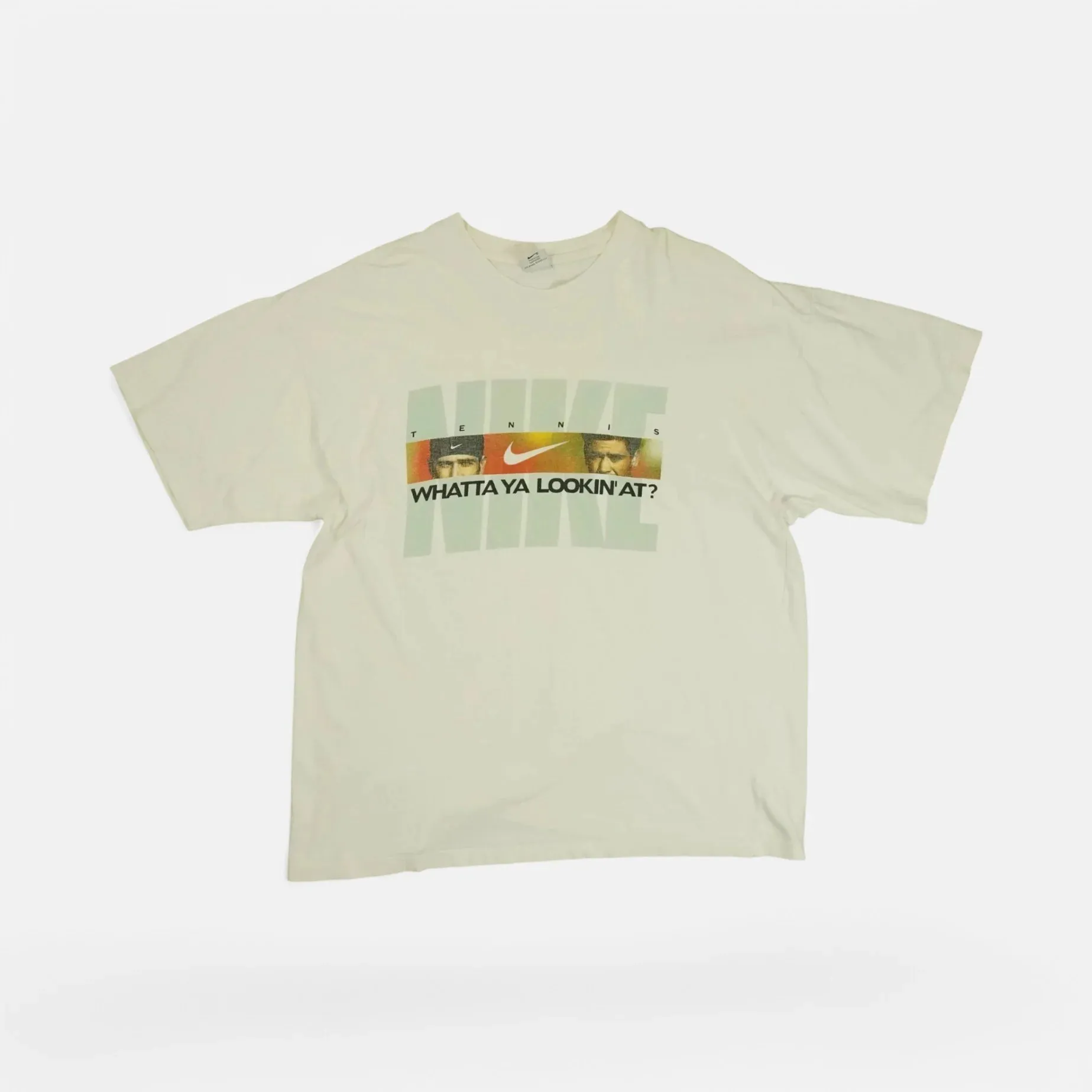 Vintage Nike White T-shirt (XXL)