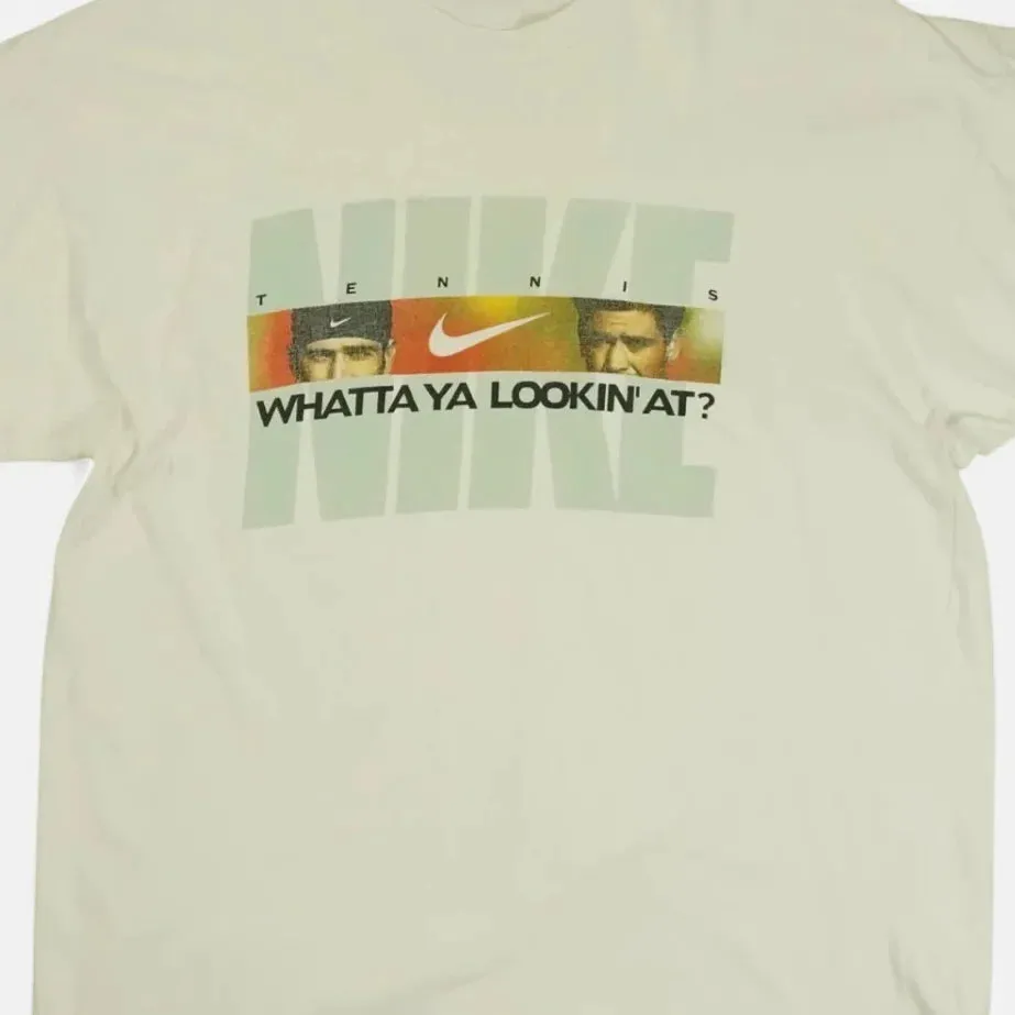 Vintage Nike White T-shirt (XXL)